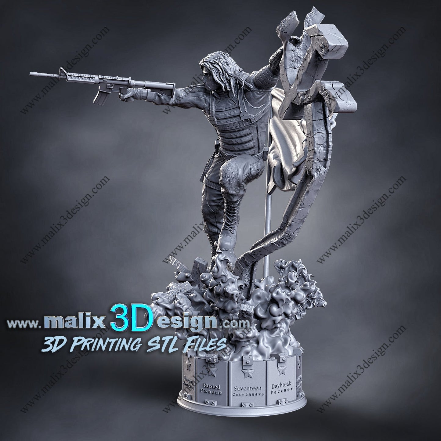 Iron Hand Soldier - Sanix3D - Dark Forge Arts