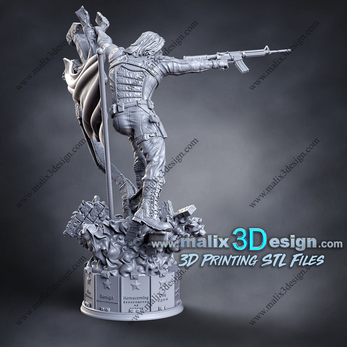 Iron Hand Soldier - Sanix3D - Dark Forge Arts