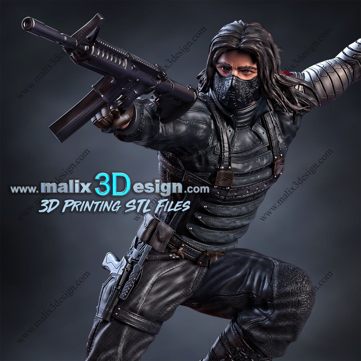 Iron Hand Soldier - Sanix3D - Dark Forge Arts