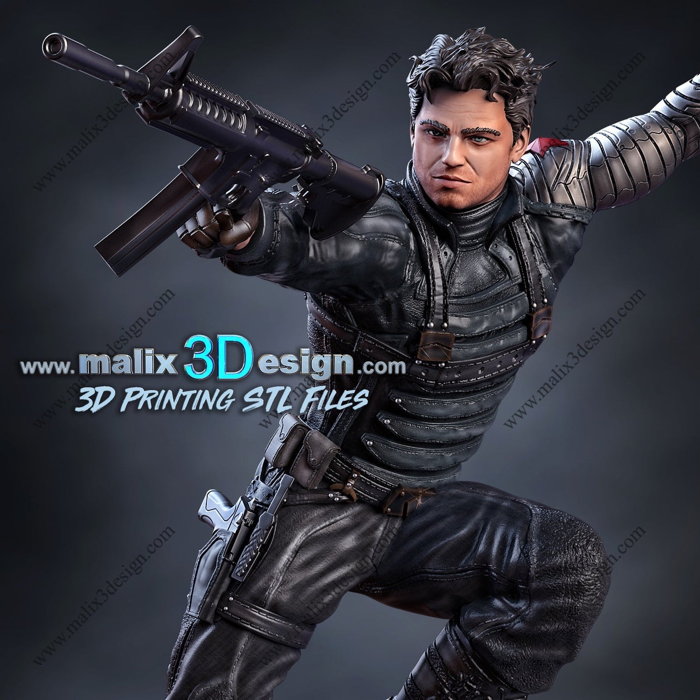 Iron Hand Soldier - Sanix3D - Dark Forge Arts