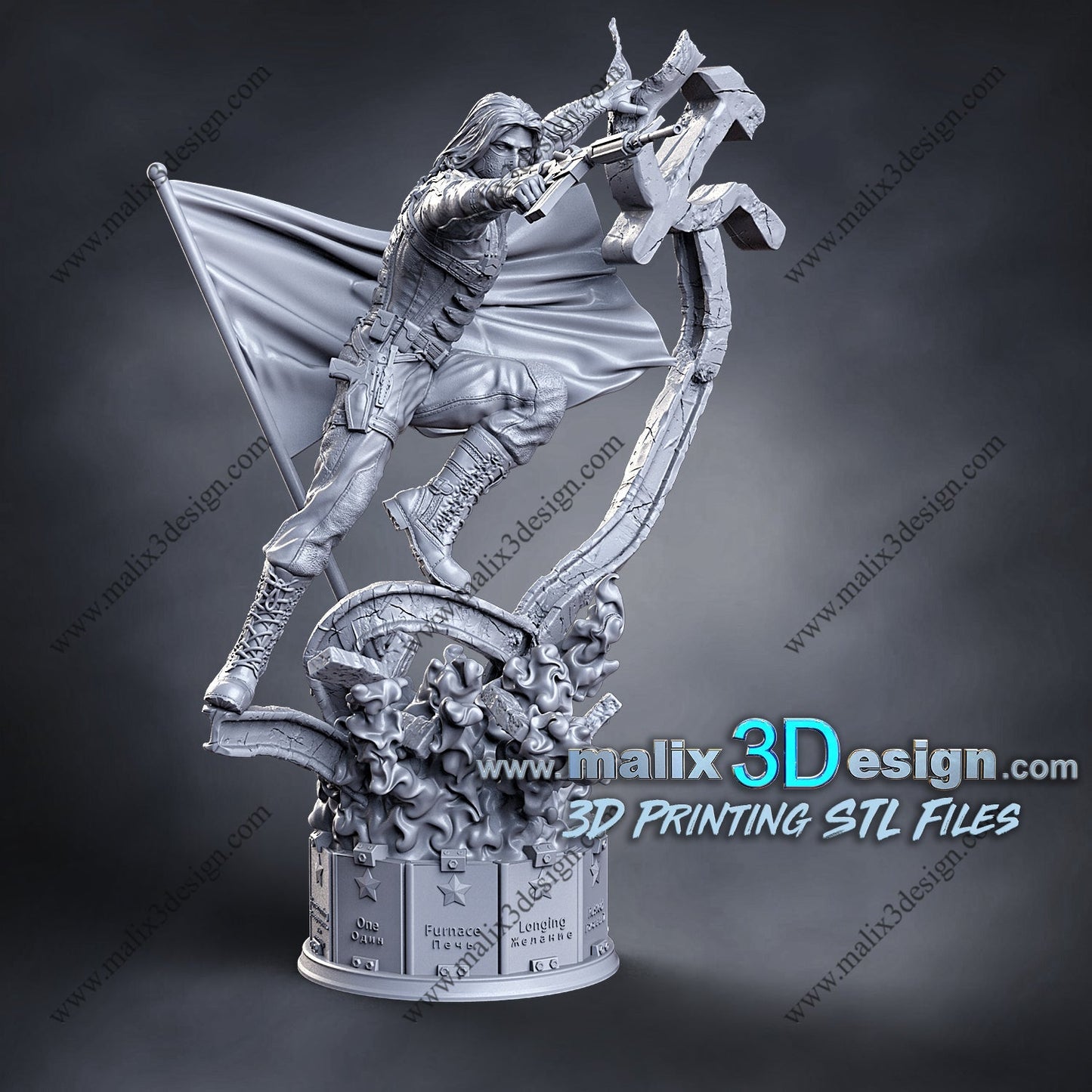 Iron Hand Soldier - Sanix3D - Dark Forge Arts
