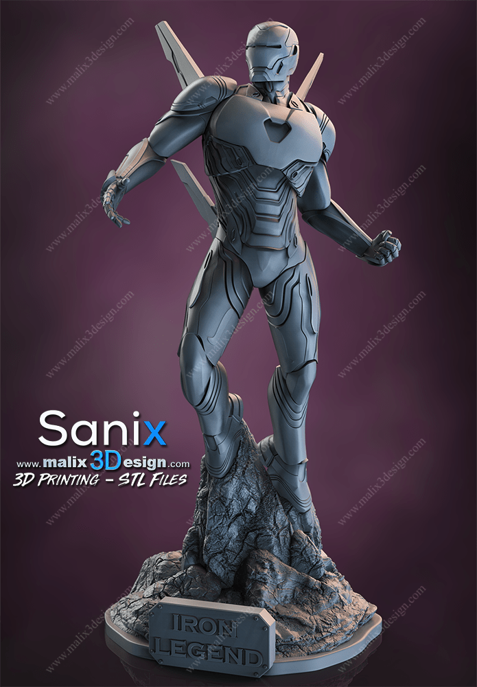 Iron - Man Legend - Sanix3D - Dark Forge Arts