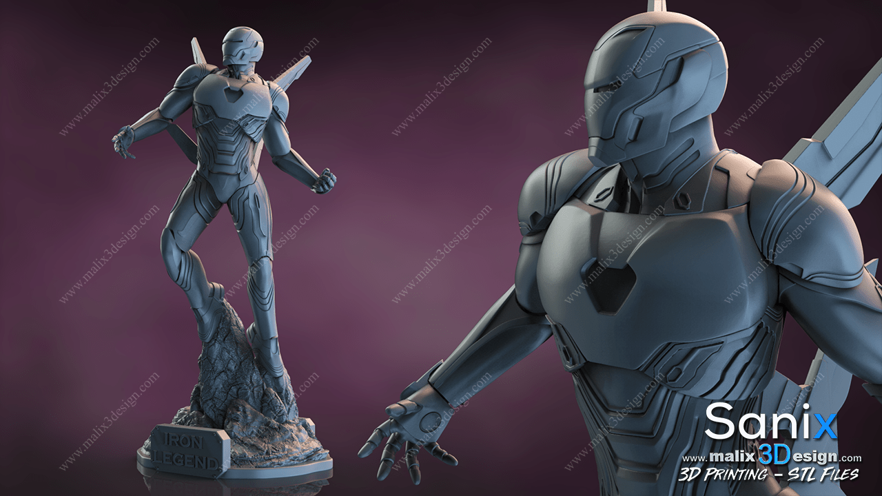 Iron - Man Legend - Sanix3D - Dark Forge Arts