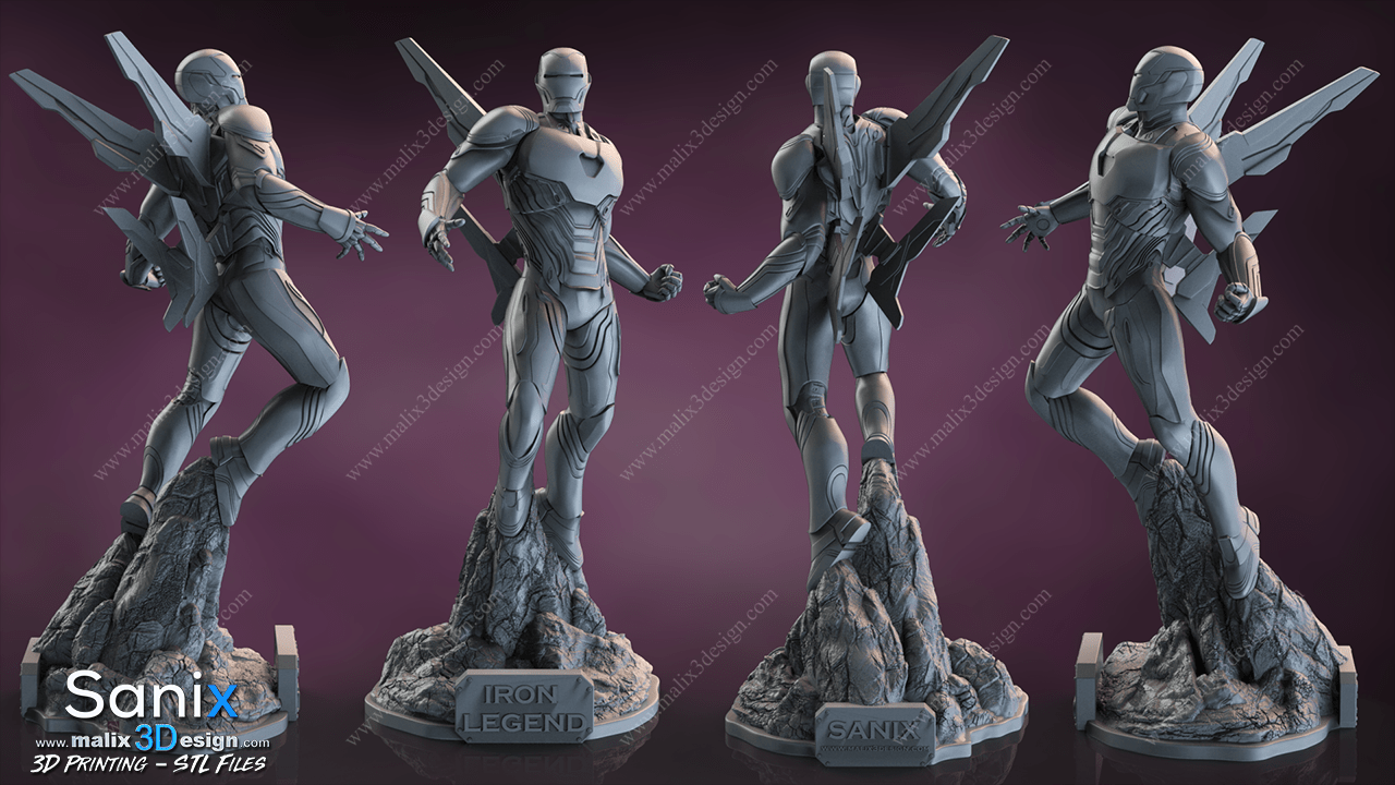 Iron - Man Legend - Sanix3D - Dark Forge Arts