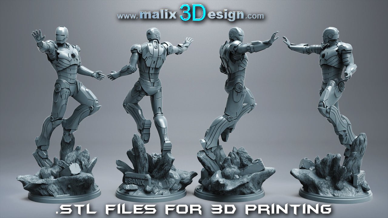 Iron - Man - Sanix3D - Dark Forge Arts