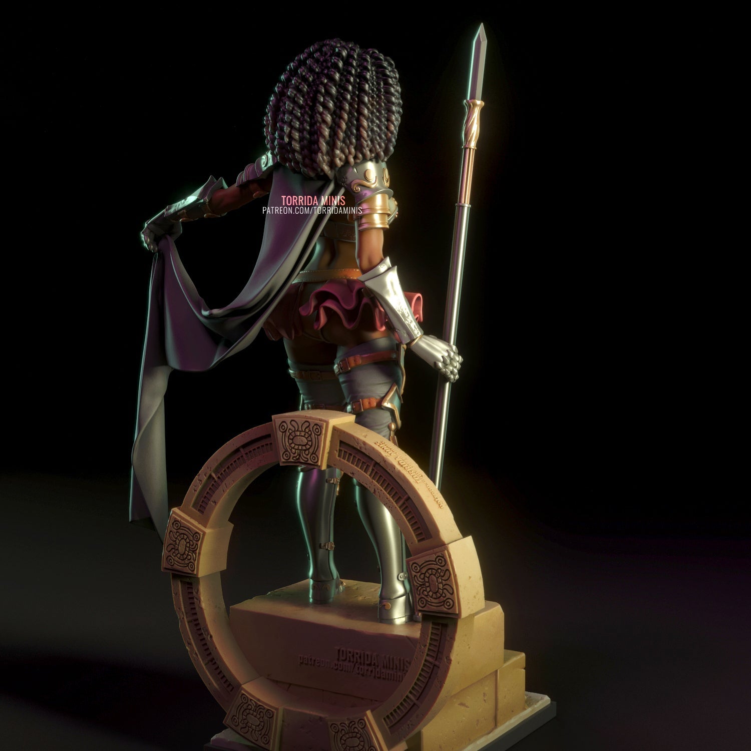 Iza The Knight - Torrida Minis - Dark Forge Arts