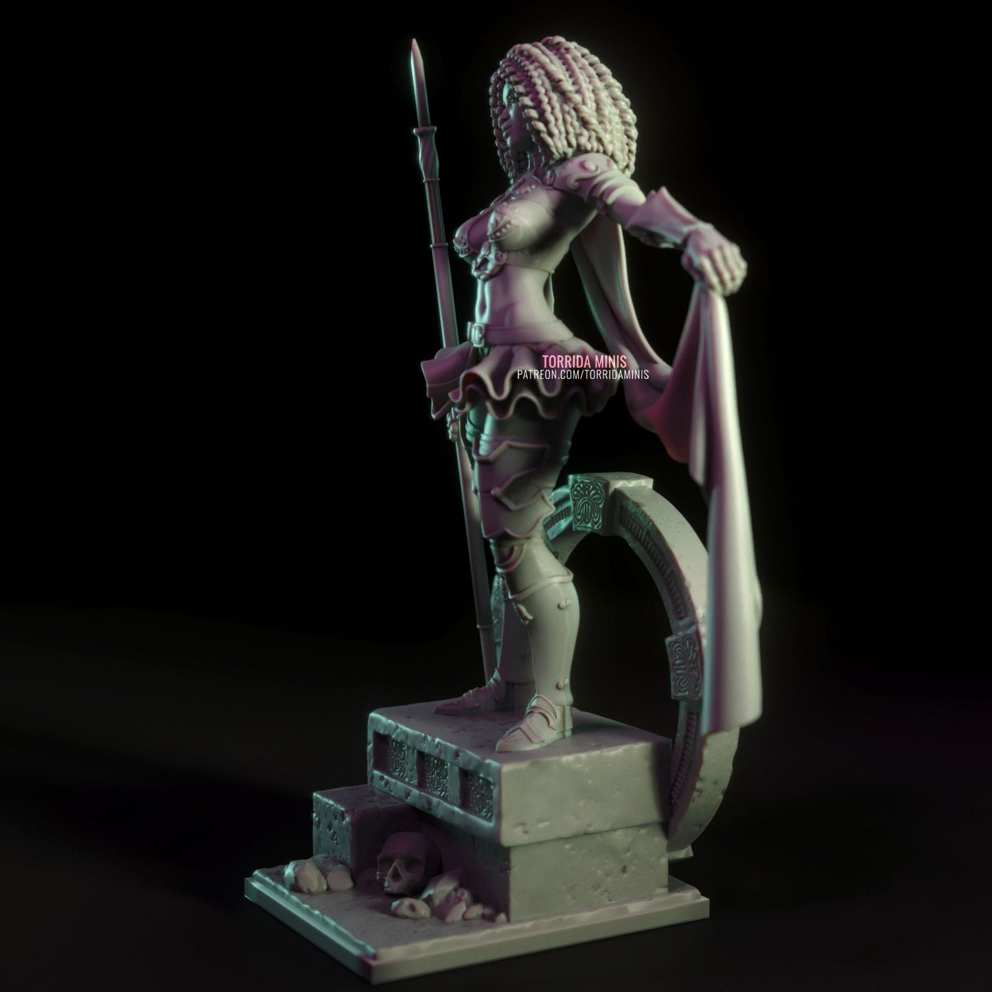 Iza The Knight - Torrida Minis - Dark Forge Arts