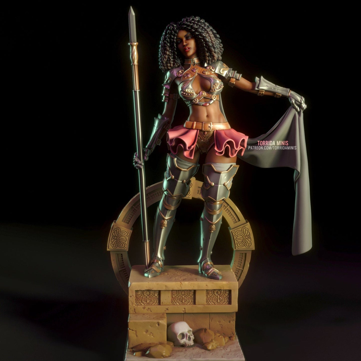 Iza The Knight - Torrida Minis - Dark Forge Arts