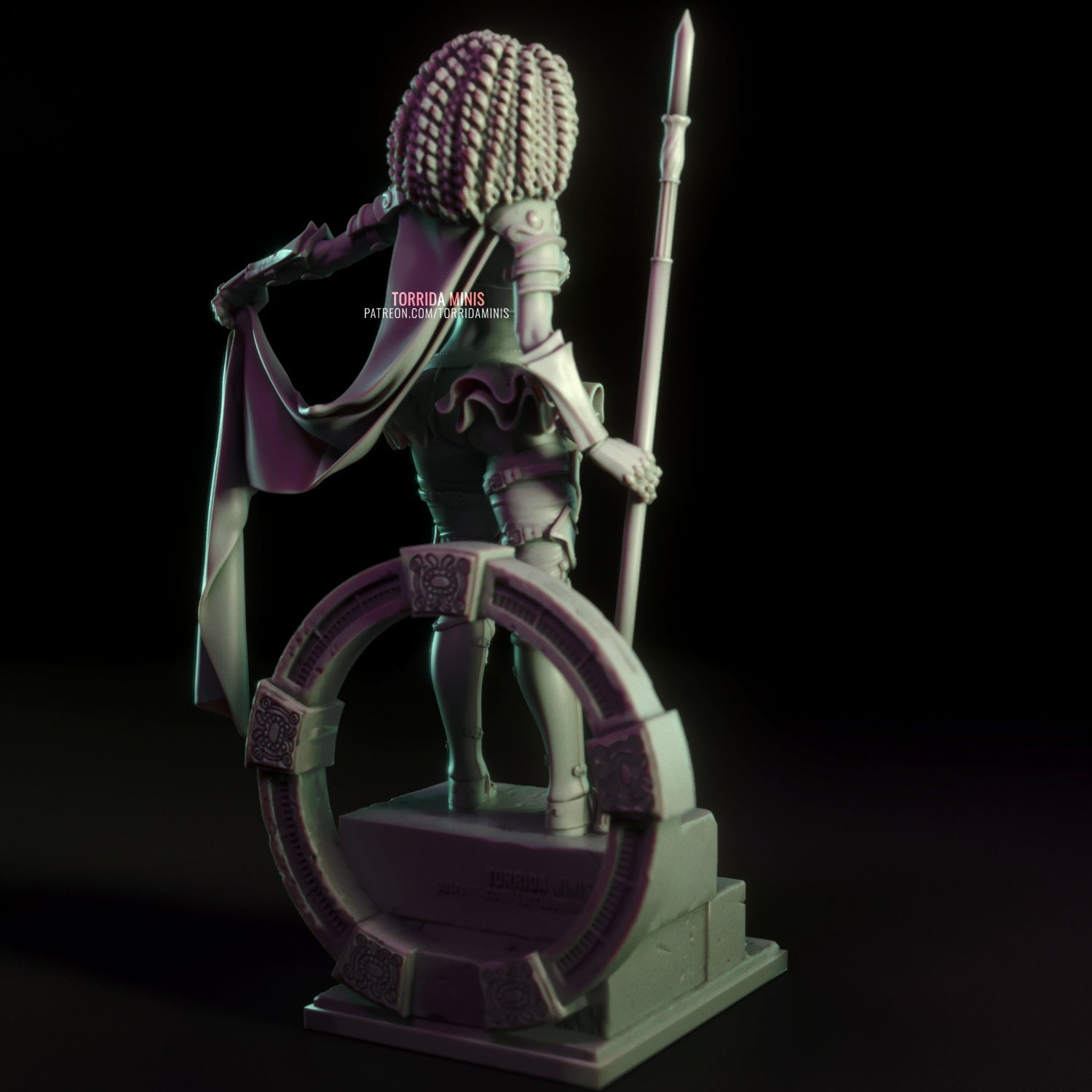 Iza The Knight - Torrida Minis - Dark Forge Arts