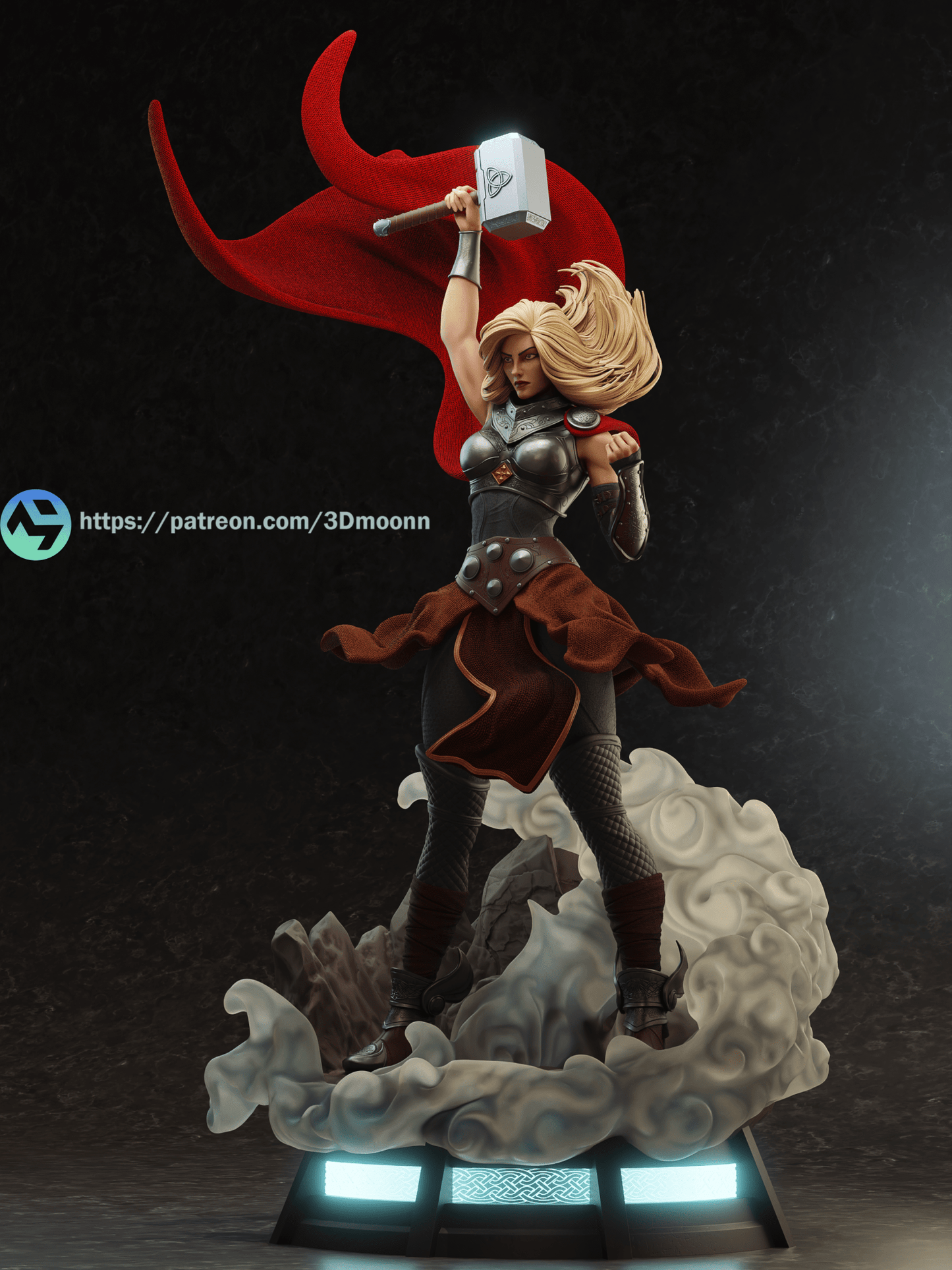 Jane Foster Lady Thor - 3DMoonn - Dark Forge Arts