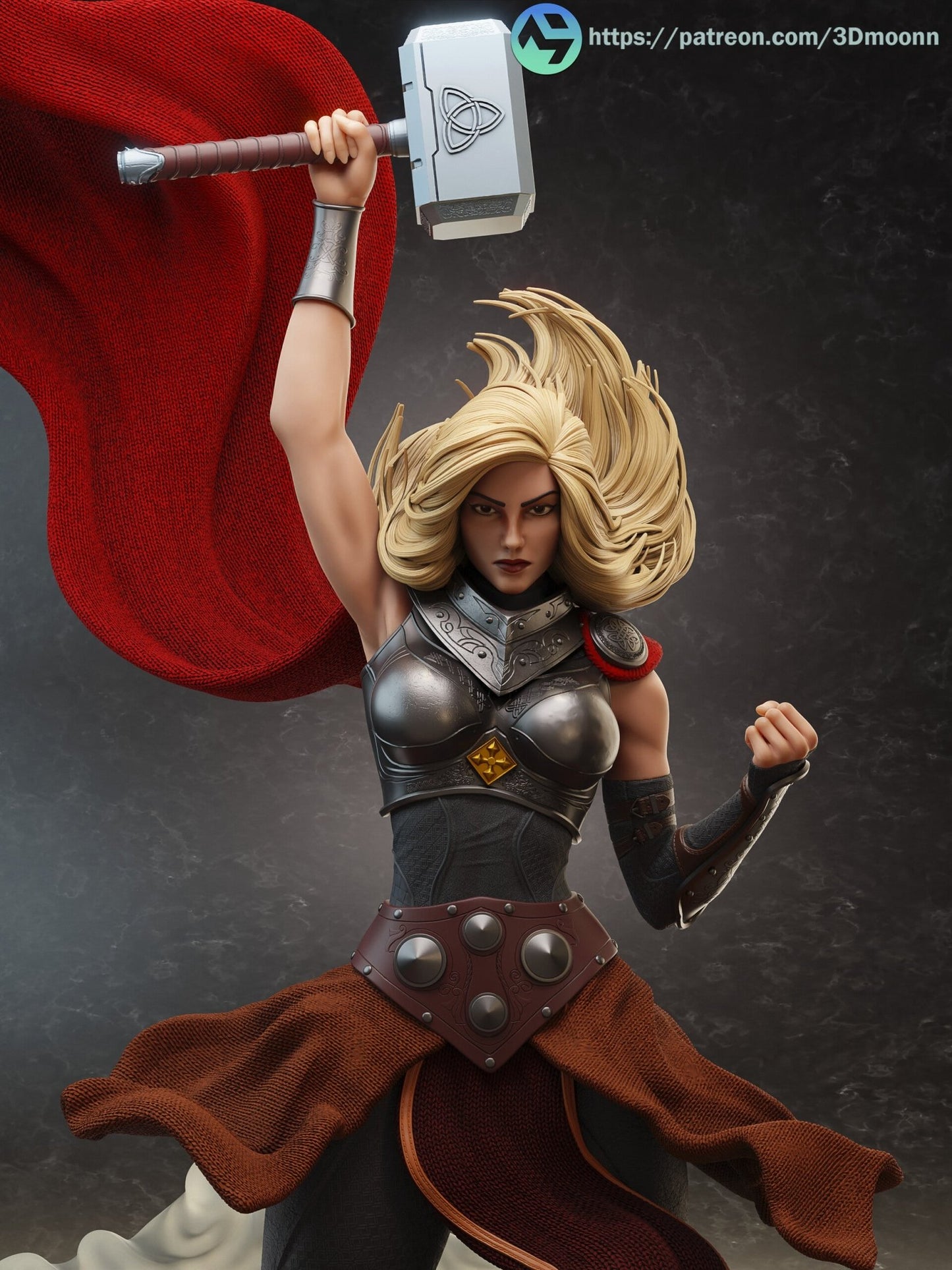 Jane Foster Lady Thor - 3DMoonn - Dark Forge Arts