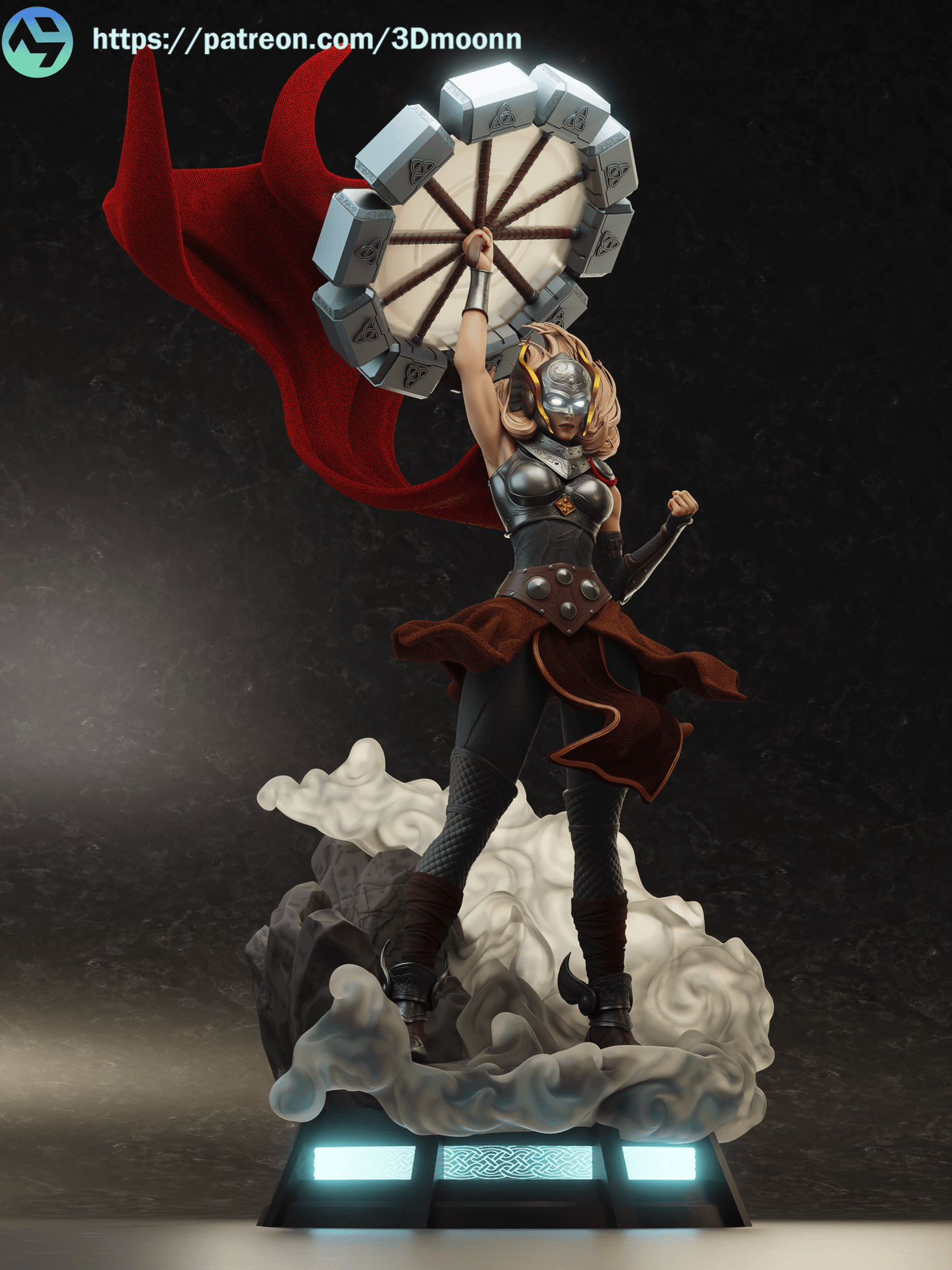 Jane Foster Lady Thor - 3DMoonn - Dark Forge Arts