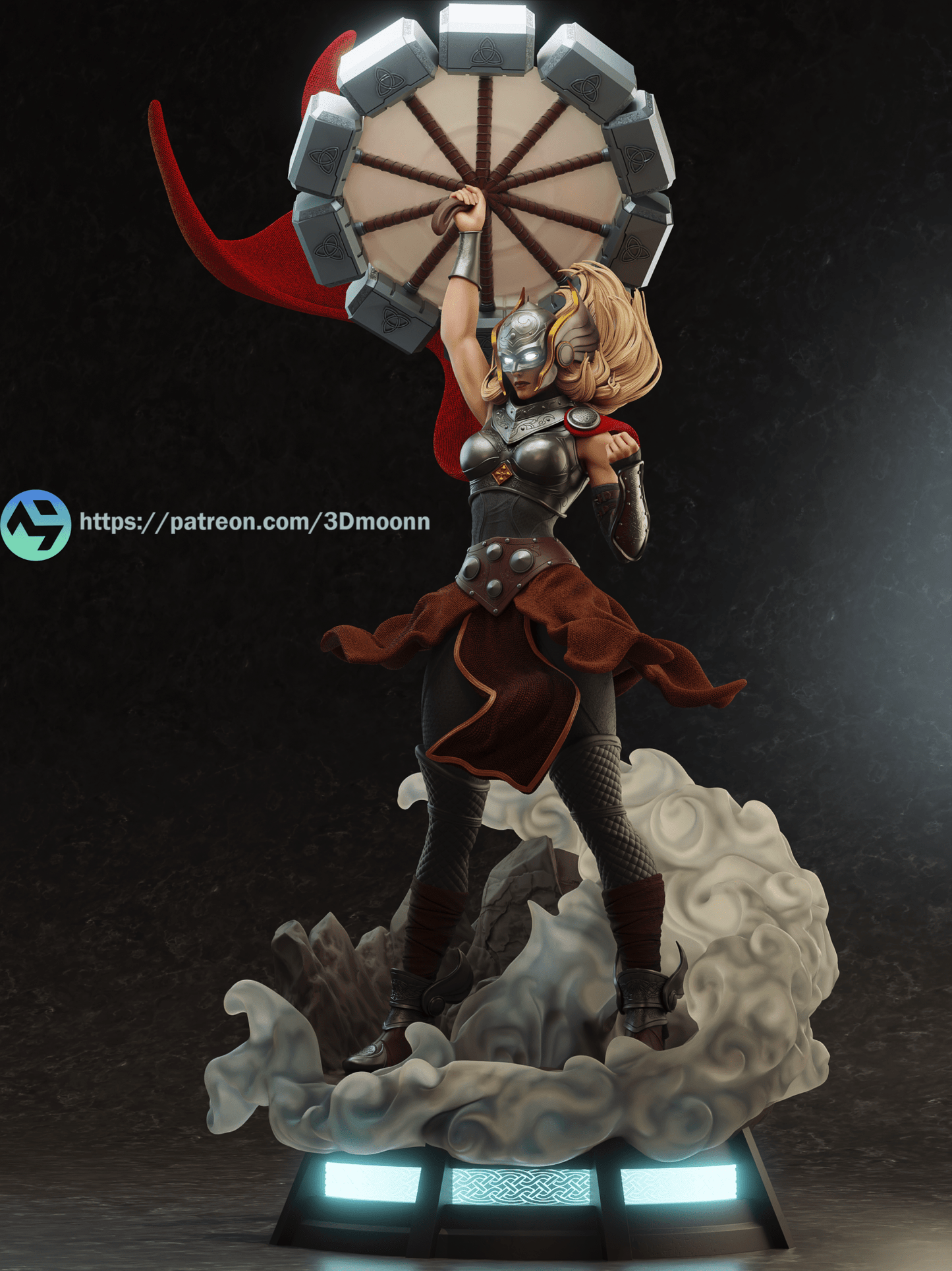 Jane Foster Lady Thor - 3DMoonn - Dark Forge Arts