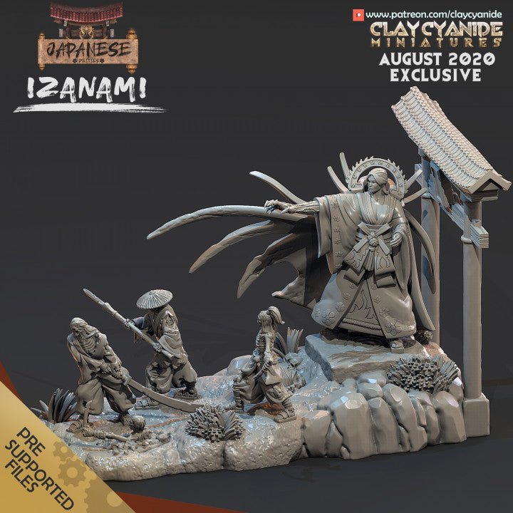 Japanese Dieties - ClayCyanide - Dark Forge Arts