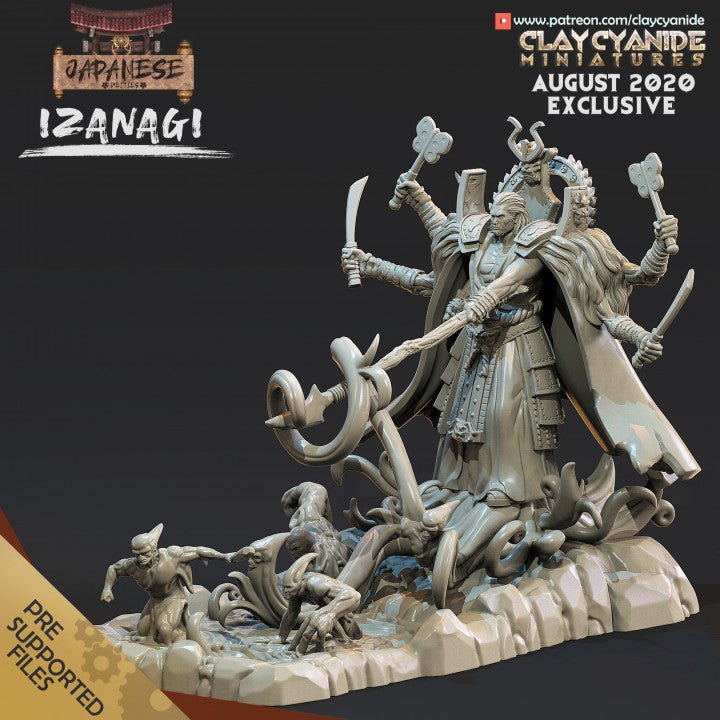 Japanese Dieties - ClayCyanide - Dark Forge Arts
