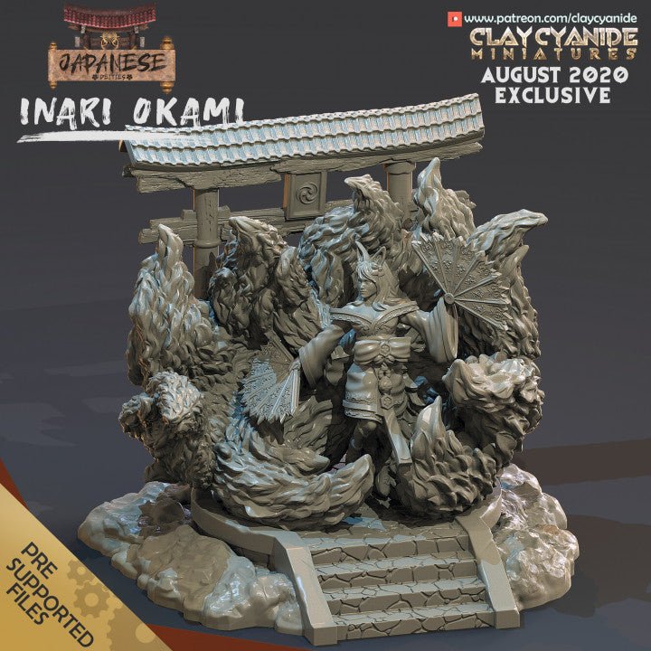 Japanese Dieties - ClayCyanide - Dark Forge Arts