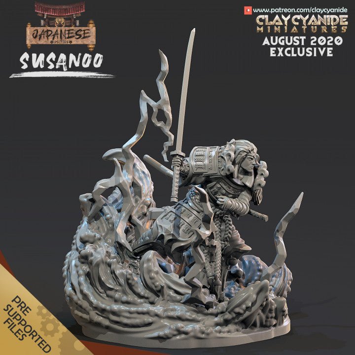 Japanese Dieties - ClayCyanide - Dark Forge Arts