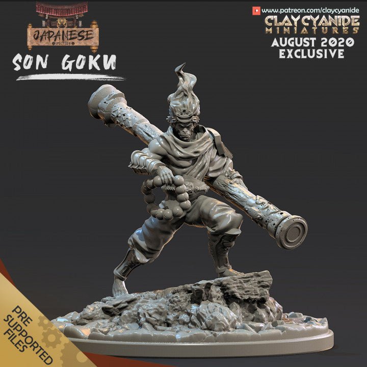 Japanese Dieties - ClayCyanide - Dark Forge Arts