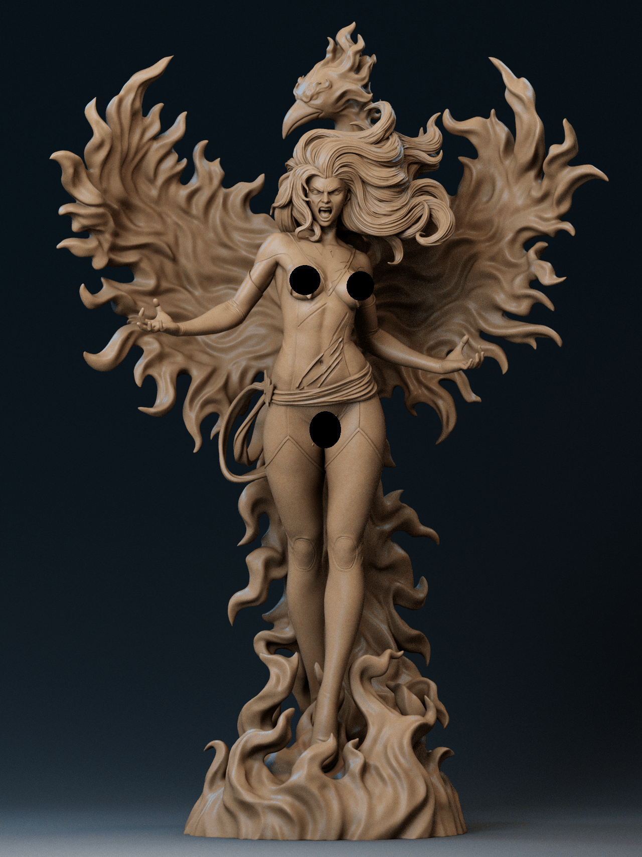 Jean Grey Phoenix - CA 3D Studios - Dark Forge Arts