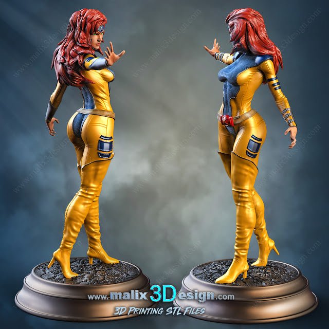Jean Grey - Sanix3D - Dark Forge Arts