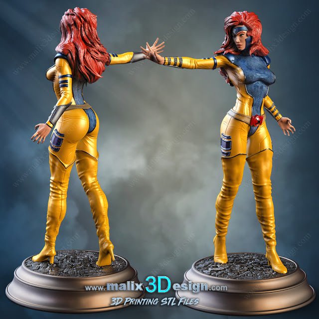 Jean Grey - Sanix3D - Dark Forge Arts