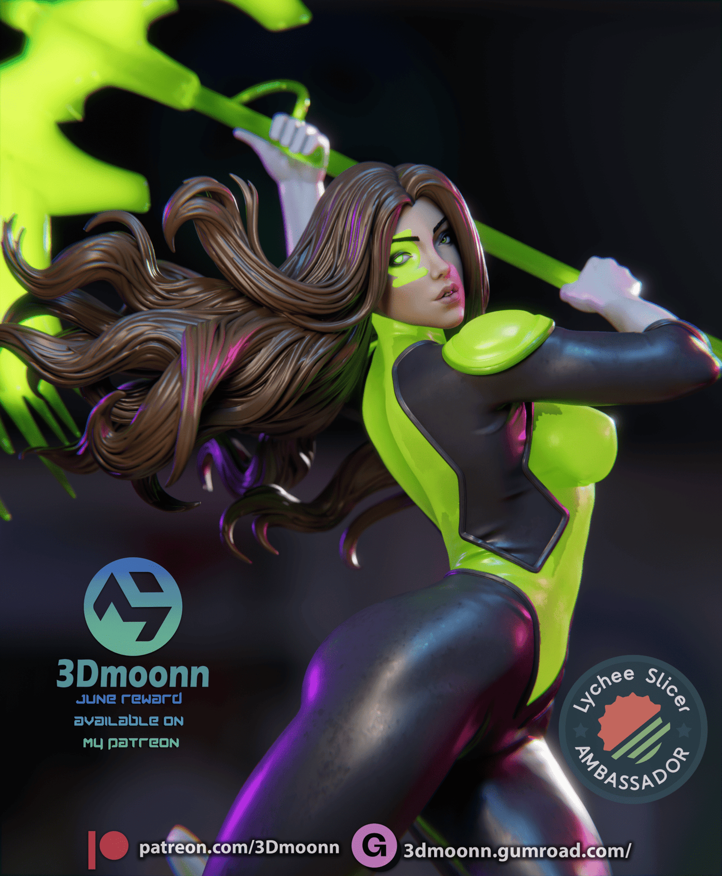 Jessica Cruz - 3DMoonn - Dark Forge Arts