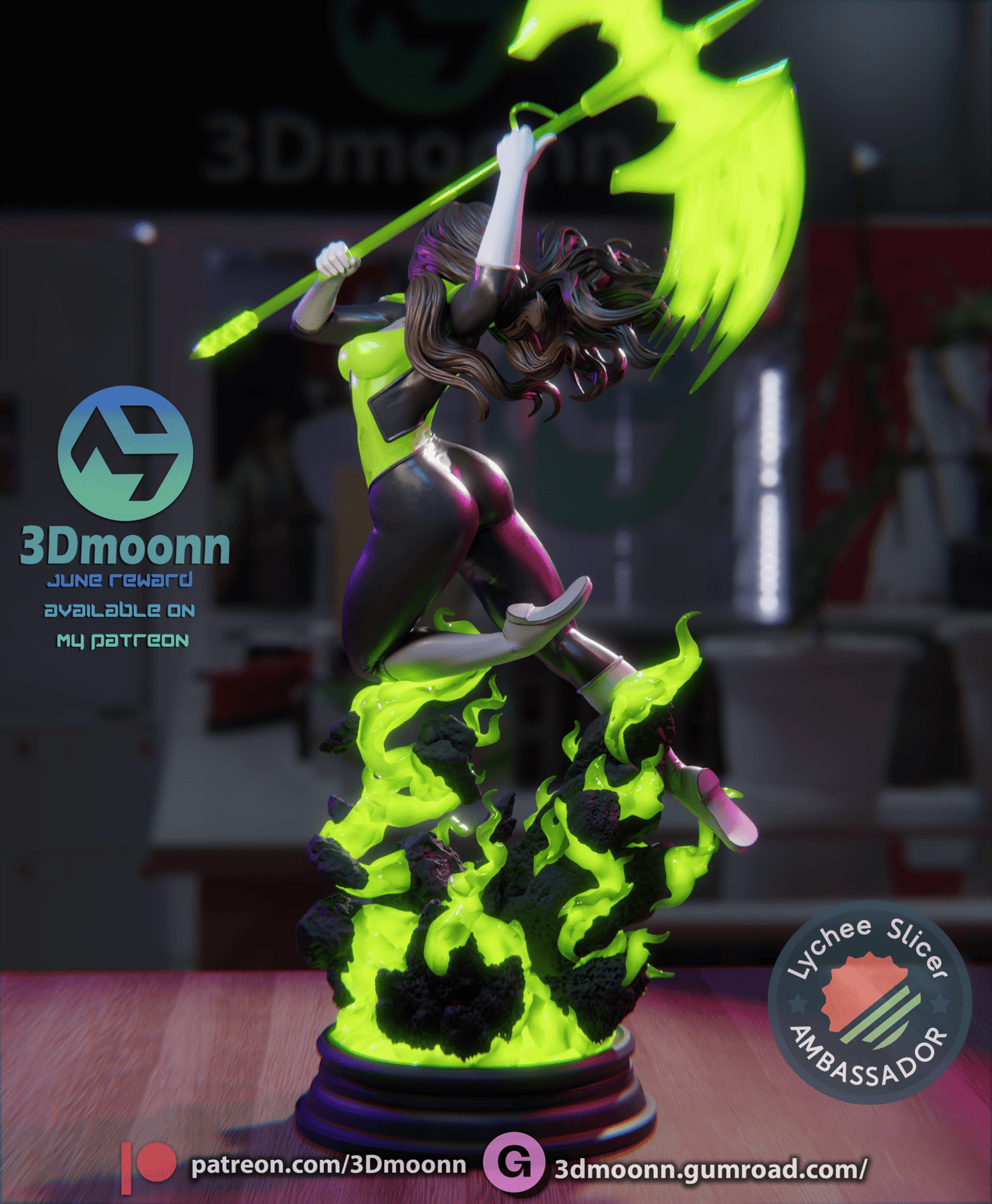 Jessica Cruz - 3DMoonn - Dark Forge Arts