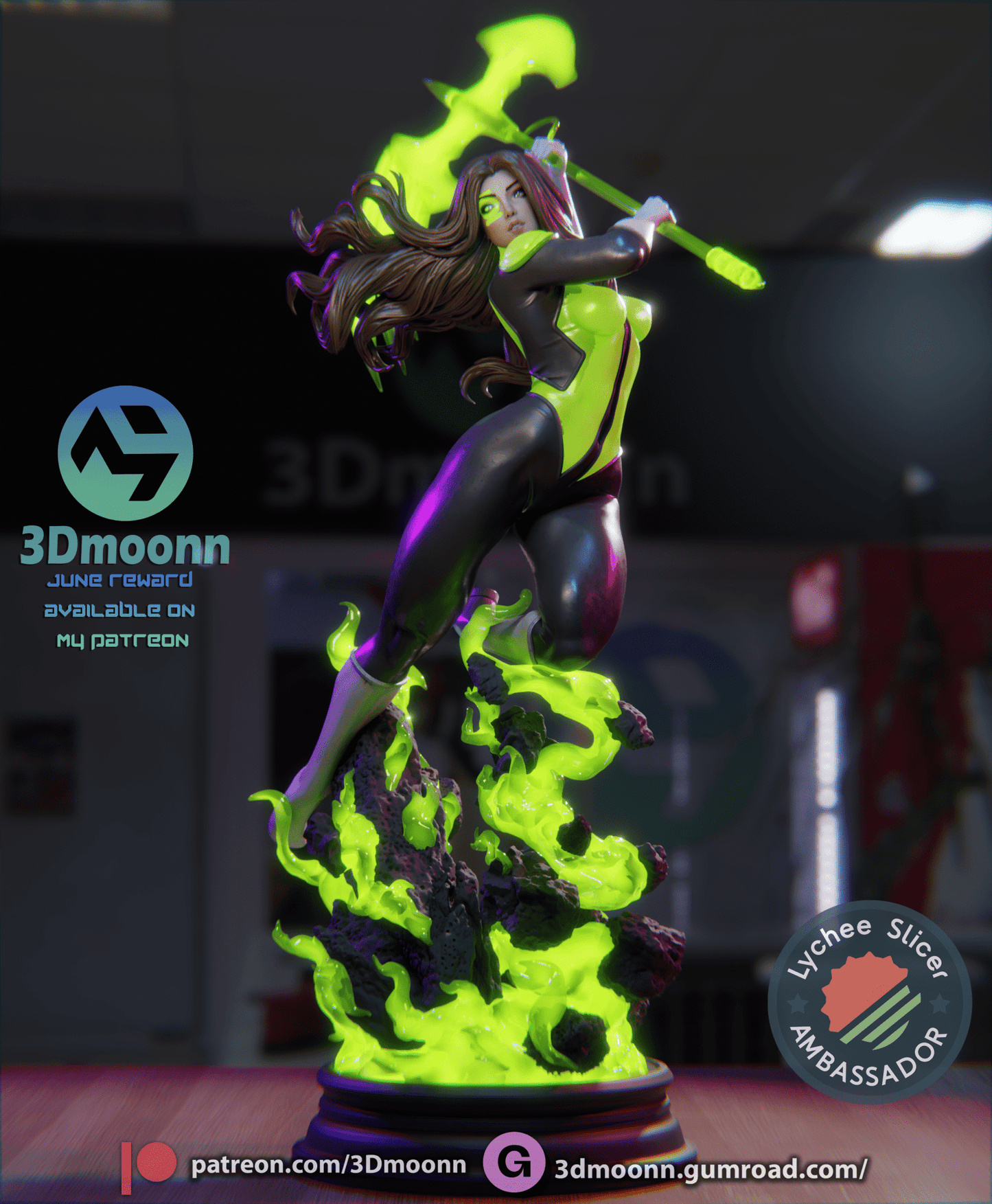 Jessica Cruz - 3DMoonn - Dark Forge Arts