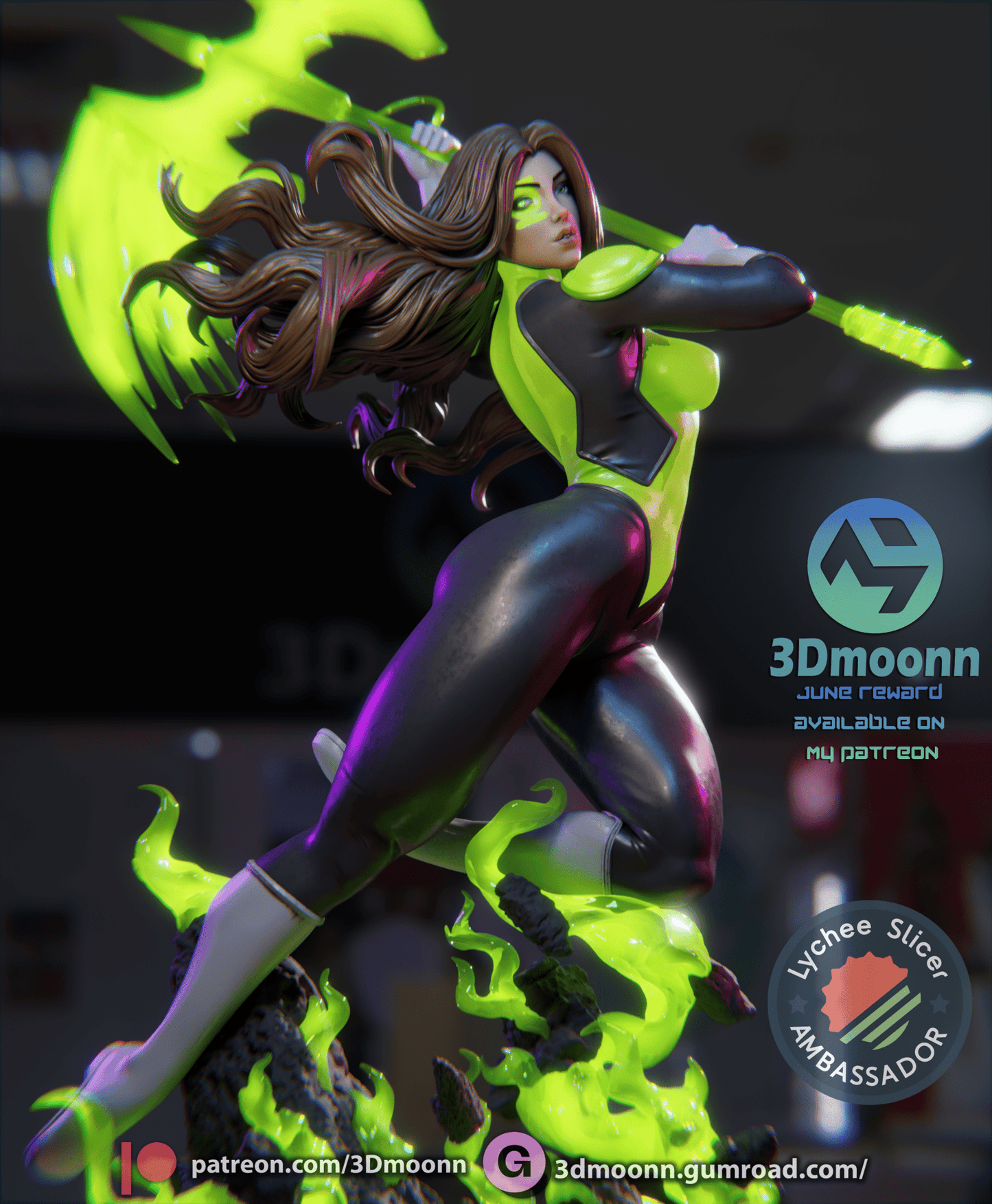 Jessica Cruz - 3DMoonn - Dark Forge Arts