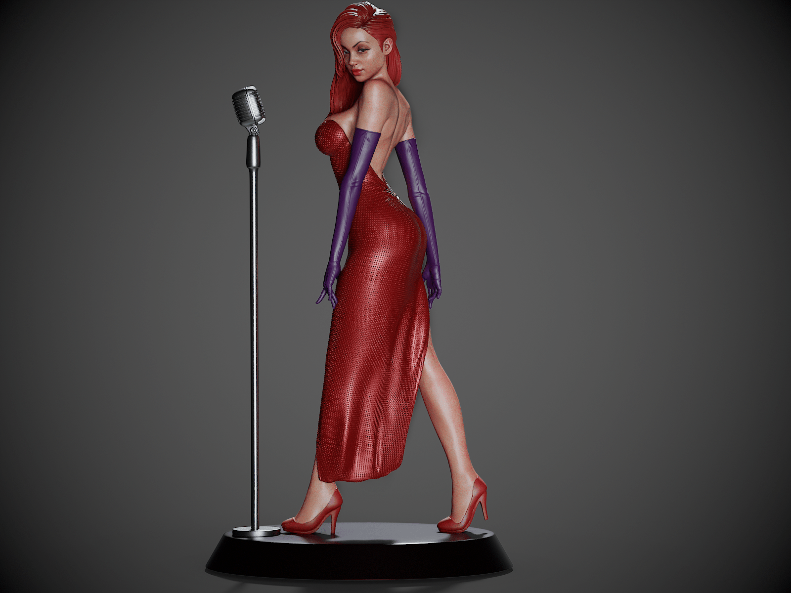 Jessica Rabbit - CA 3D Studios - Dark Forge Arts