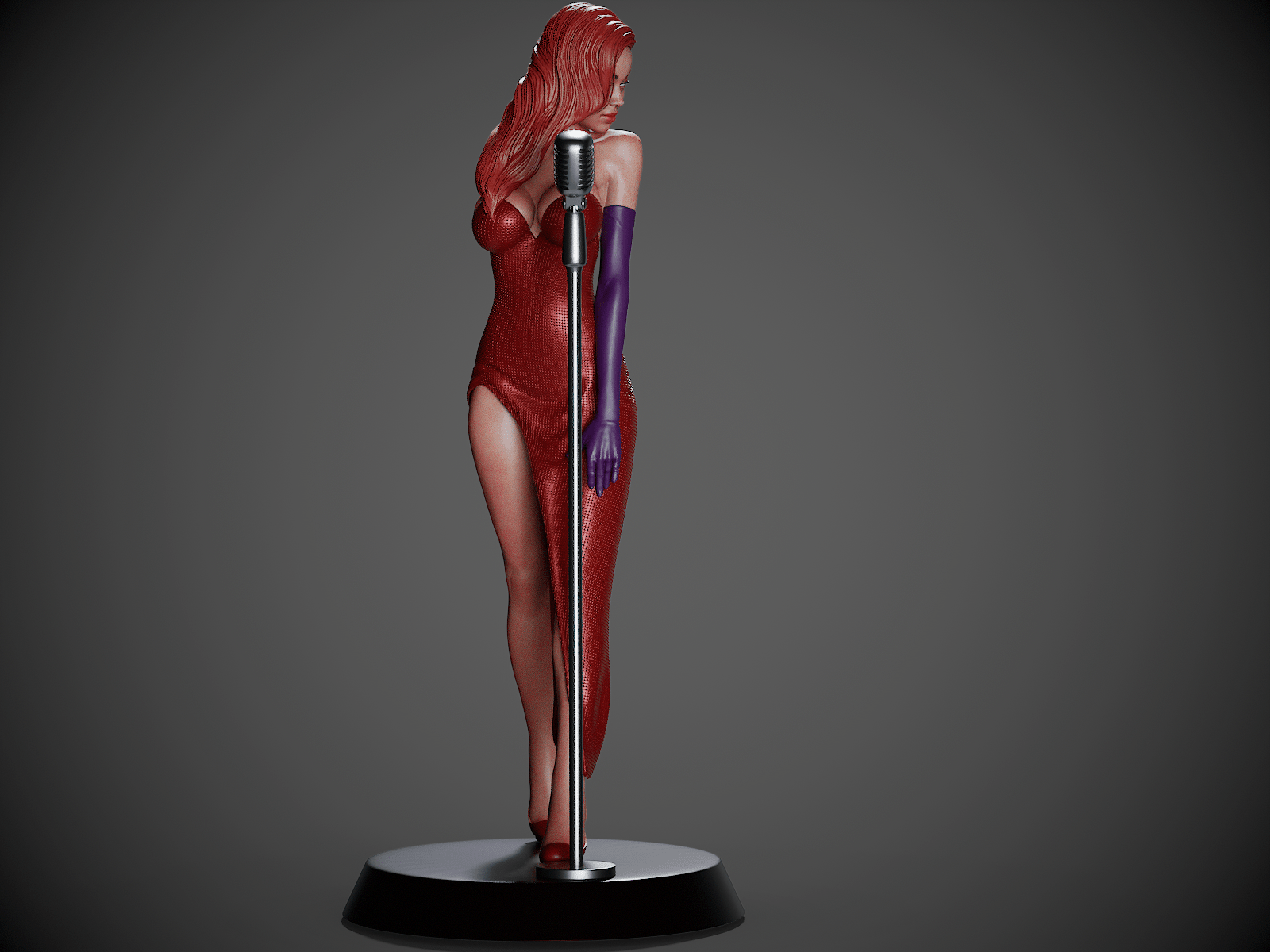 Jessica Rabbit - CA 3D Studios - Dark Forge Arts