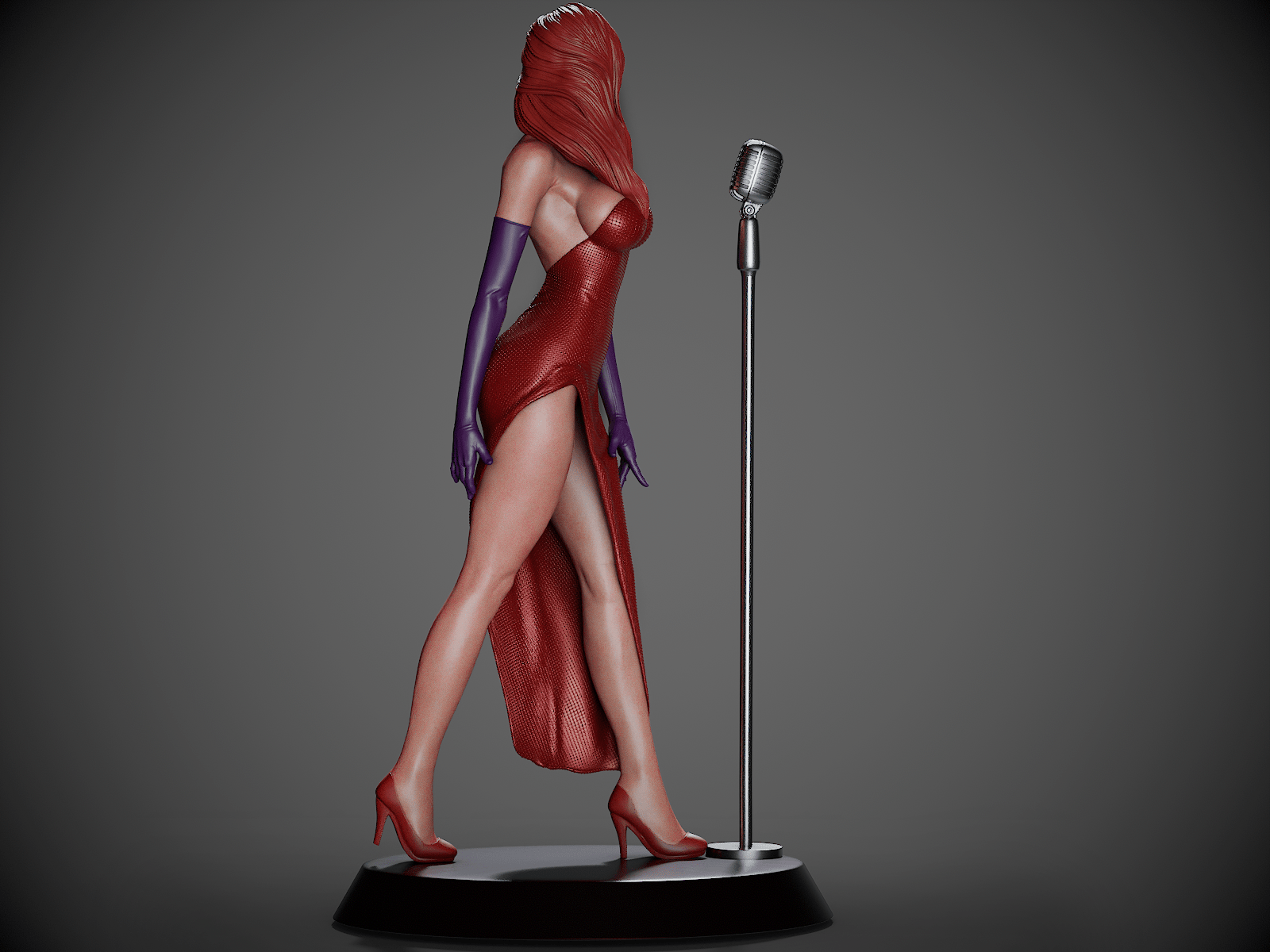 Jessica Rabbit - CA 3D Studios - Dark Forge Arts