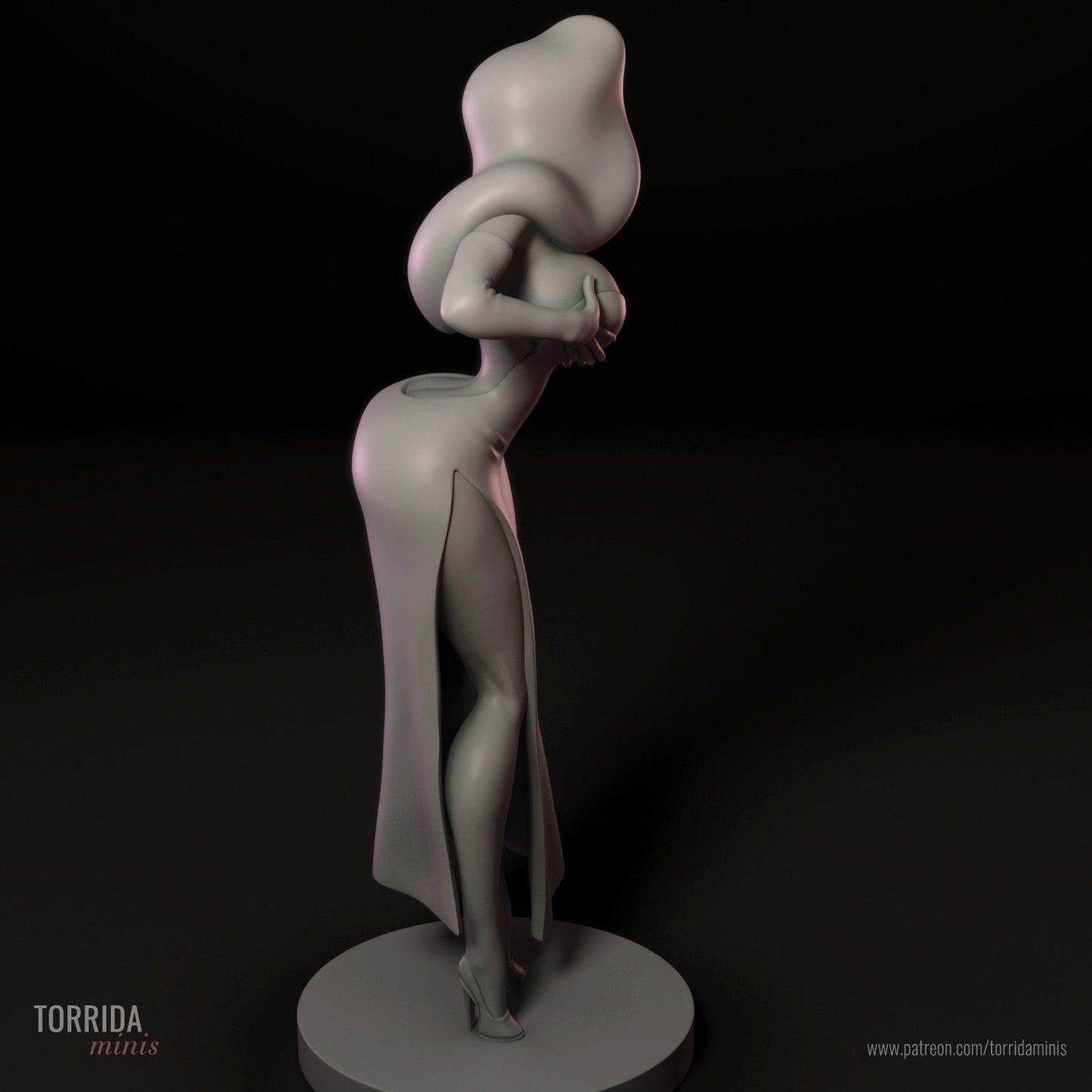 Jessica Rabbit V2 - Torrida Minis - Dark Forge Arts