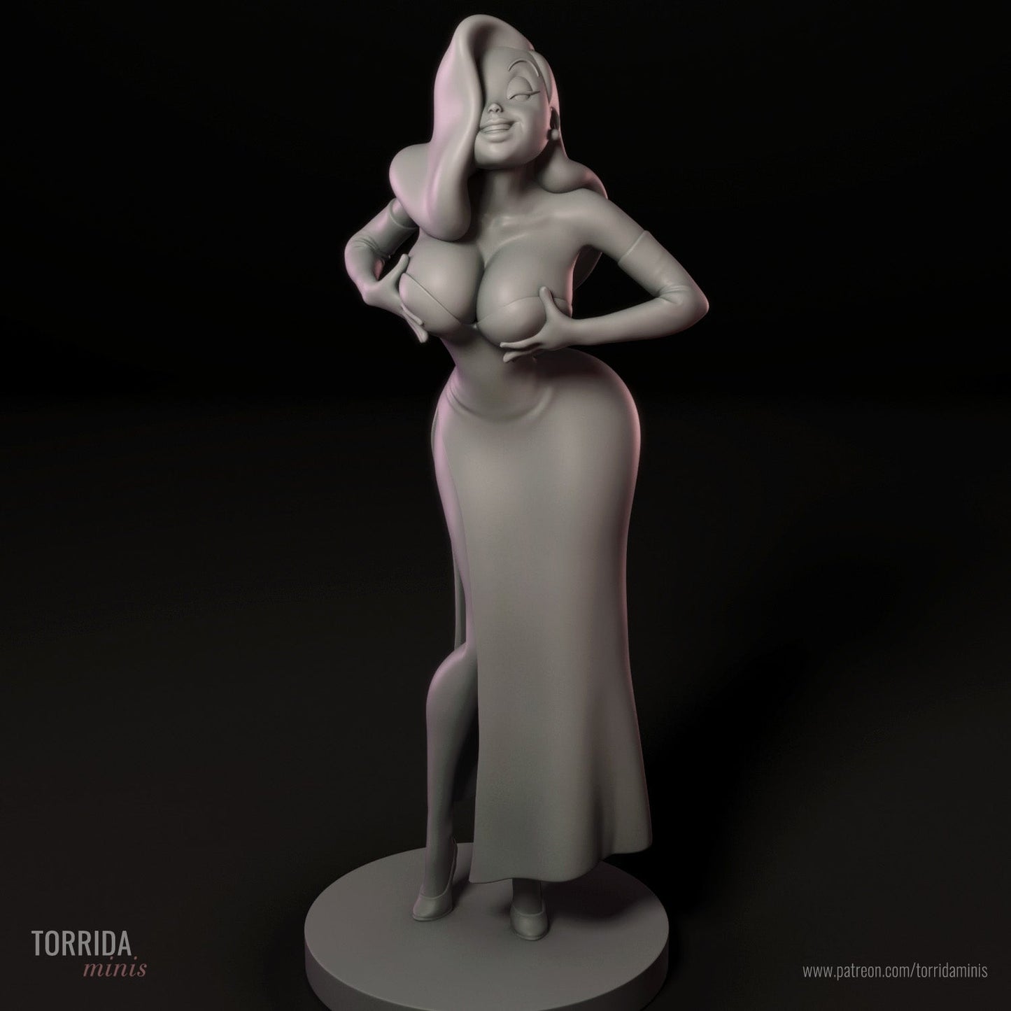 Jessica Rabbit V2 - Torrida Minis - Dark Forge Arts