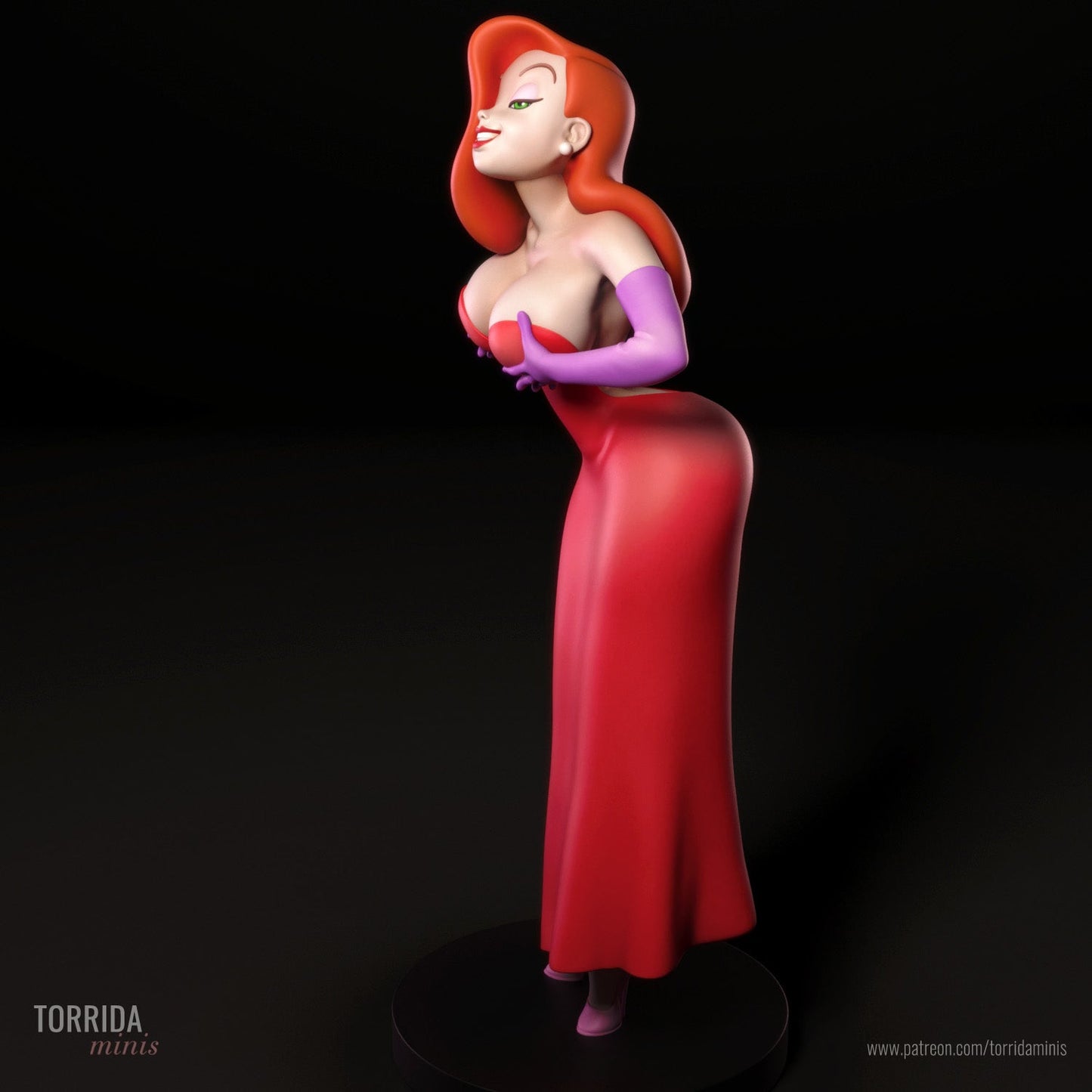 Jessica Rabbit V2 - Torrida Minis - Dark Forge Arts