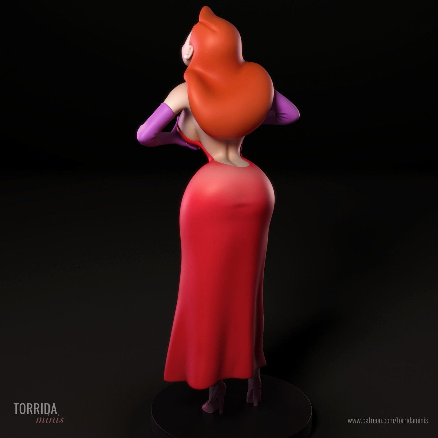 Jessica Rabbit V2 - Torrida Minis - Dark Forge Arts