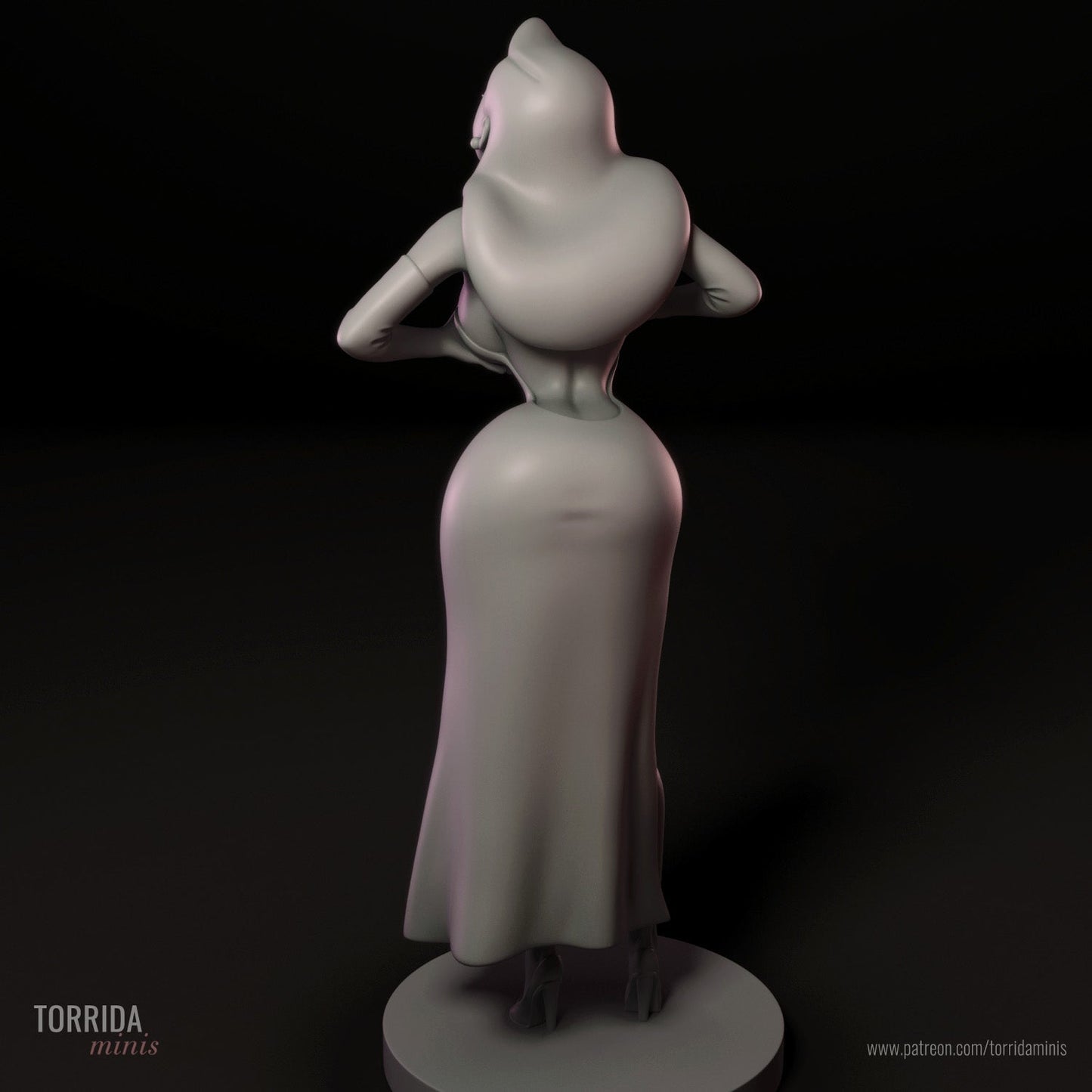 Jessica Rabbit V2 - Torrida Minis - Dark Forge Arts