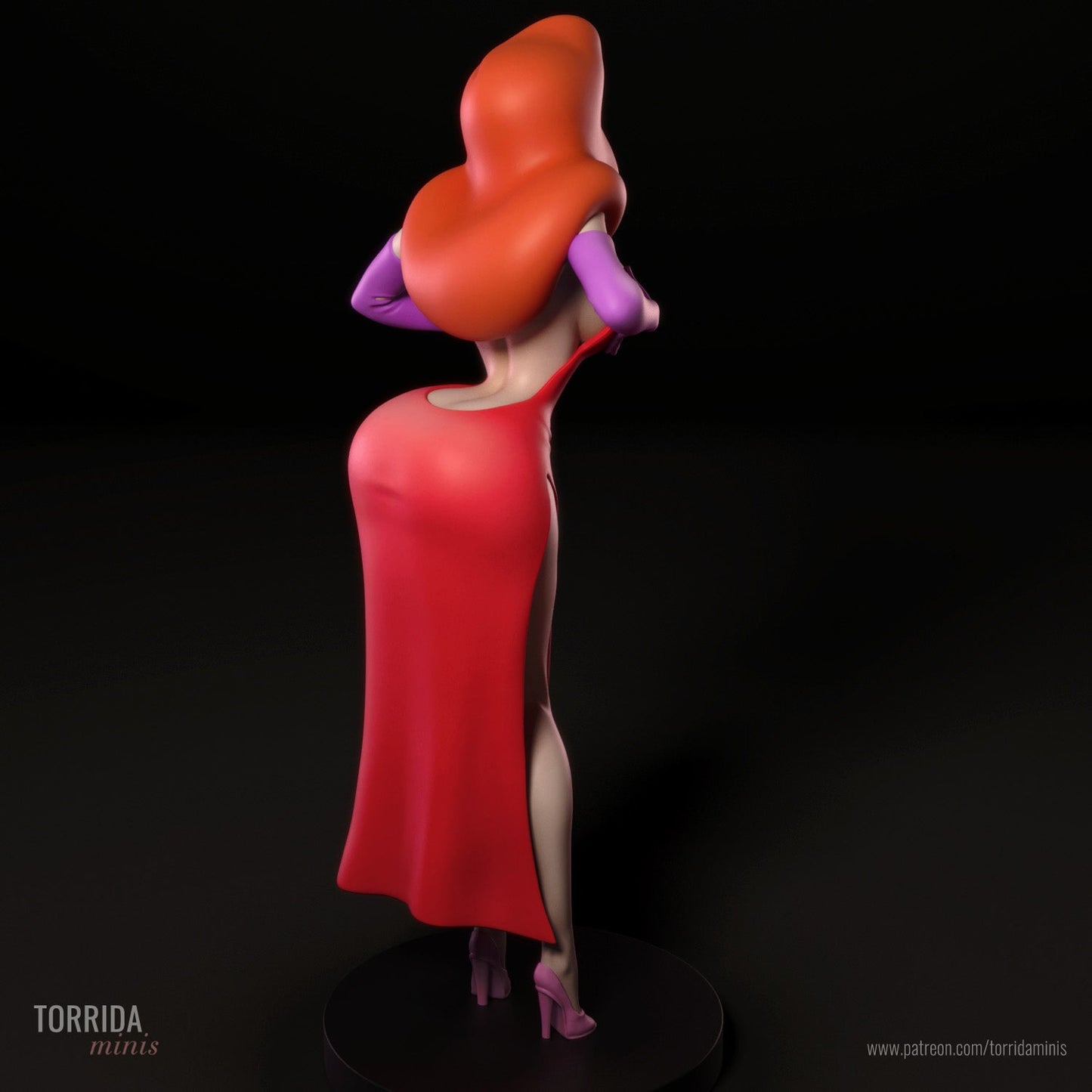 Jessica Rabbit V2 - Torrida Minis - Dark Forge Arts