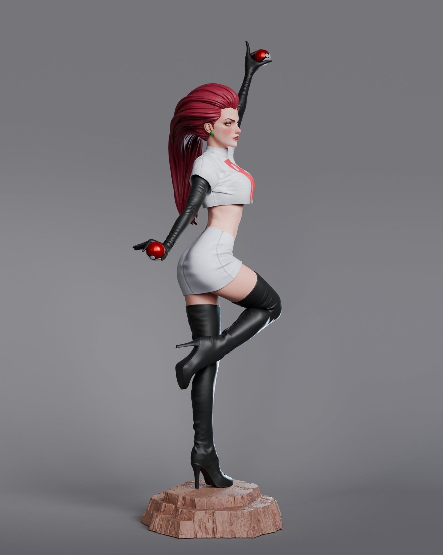Jessie Pokemon - Abe3D - Dark Forge Arts
