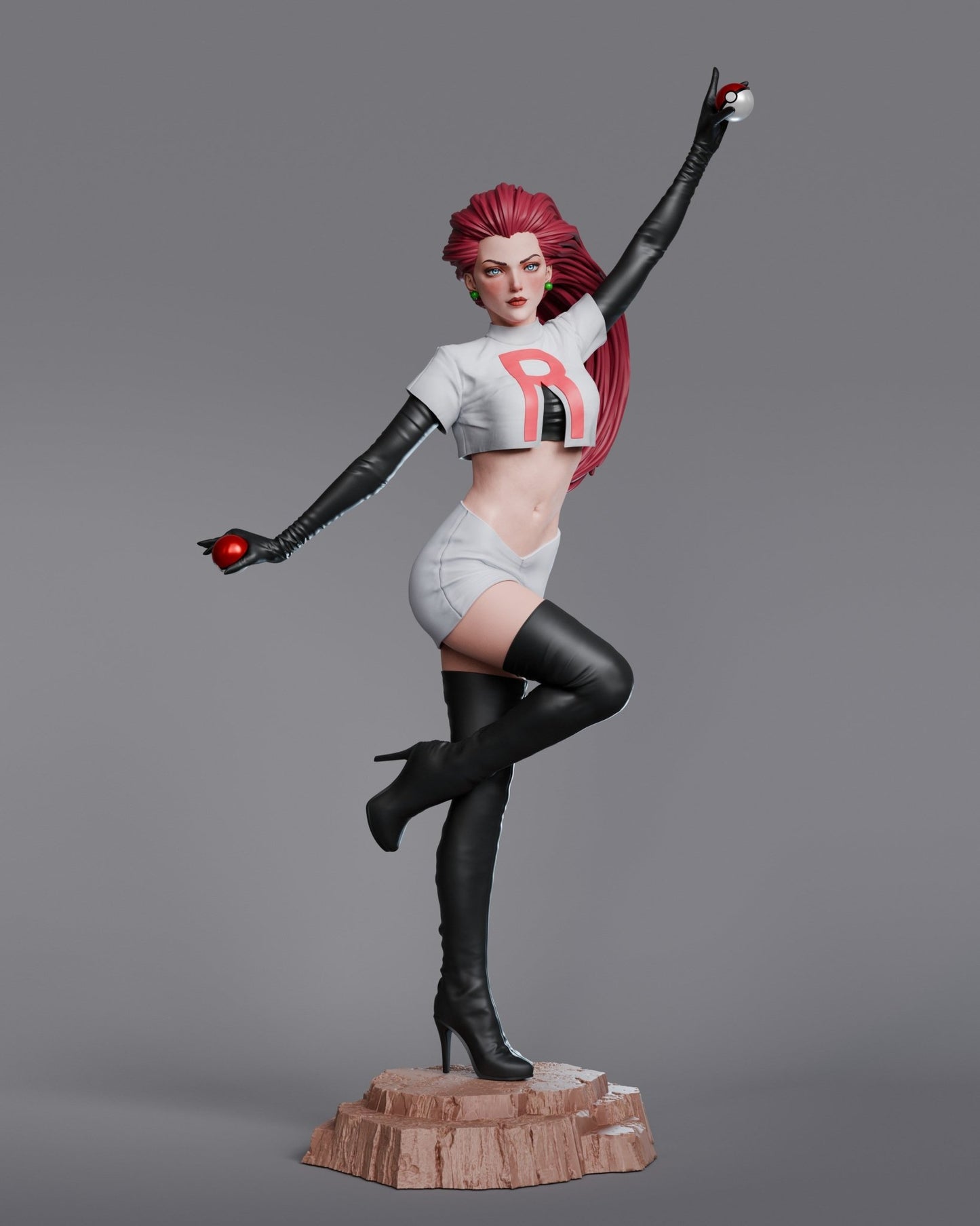 Jessie Pokemon - Abe3D - Dark Forge Arts