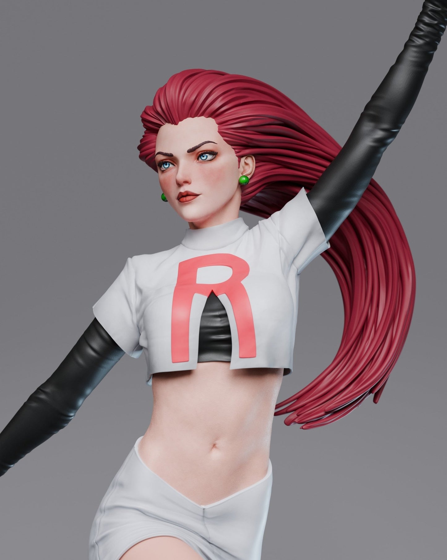 Jessie Pokemon - Abe3D - Dark Forge Arts
