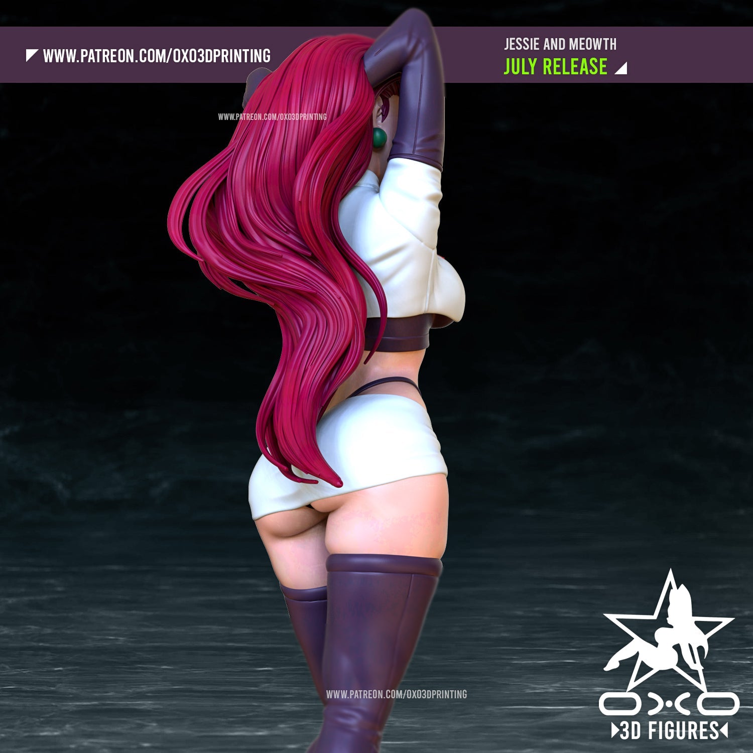 Jessie Pokemon - OXO3D - Dark Forge Arts