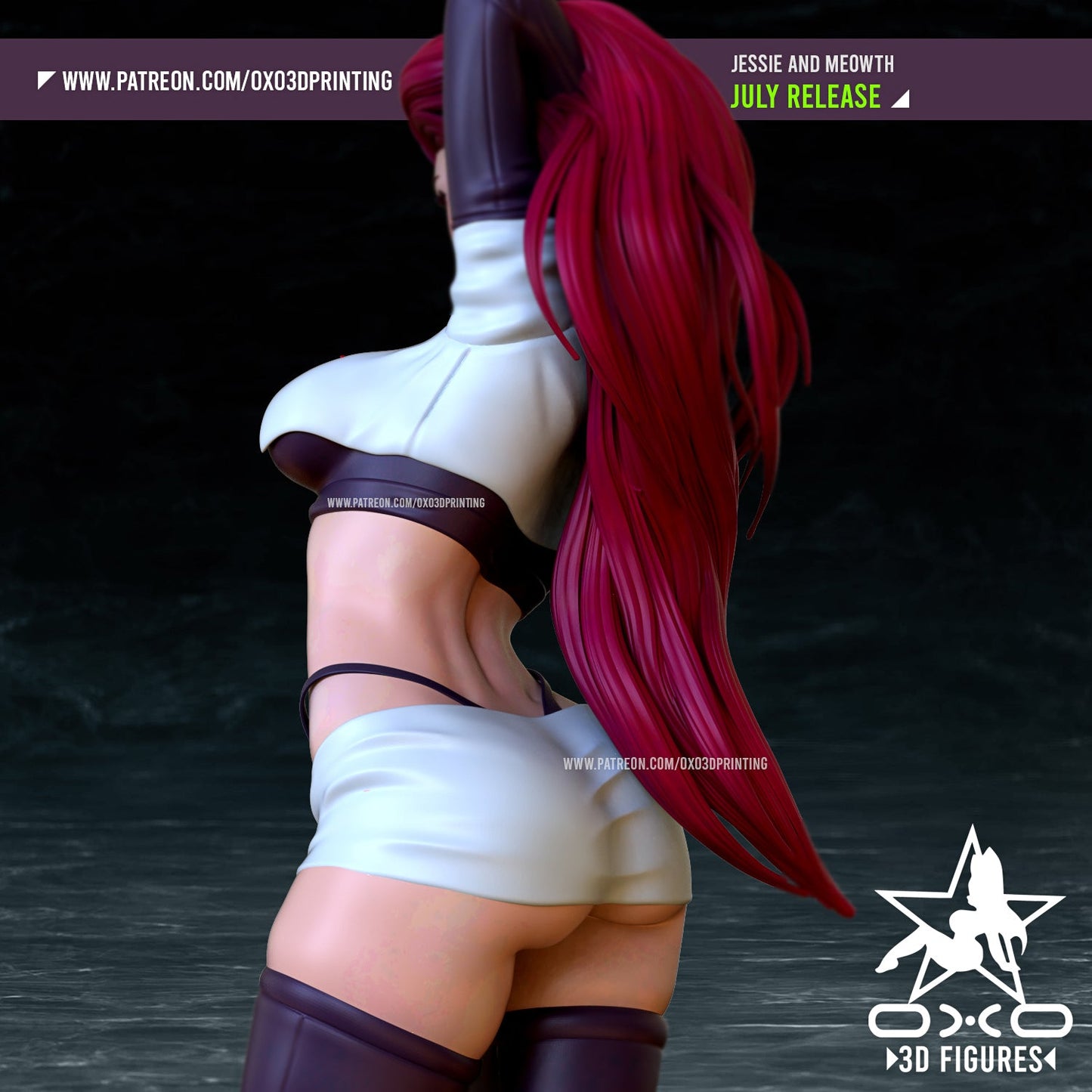 Jessie Pokemon - OXO3D - Dark Forge Arts