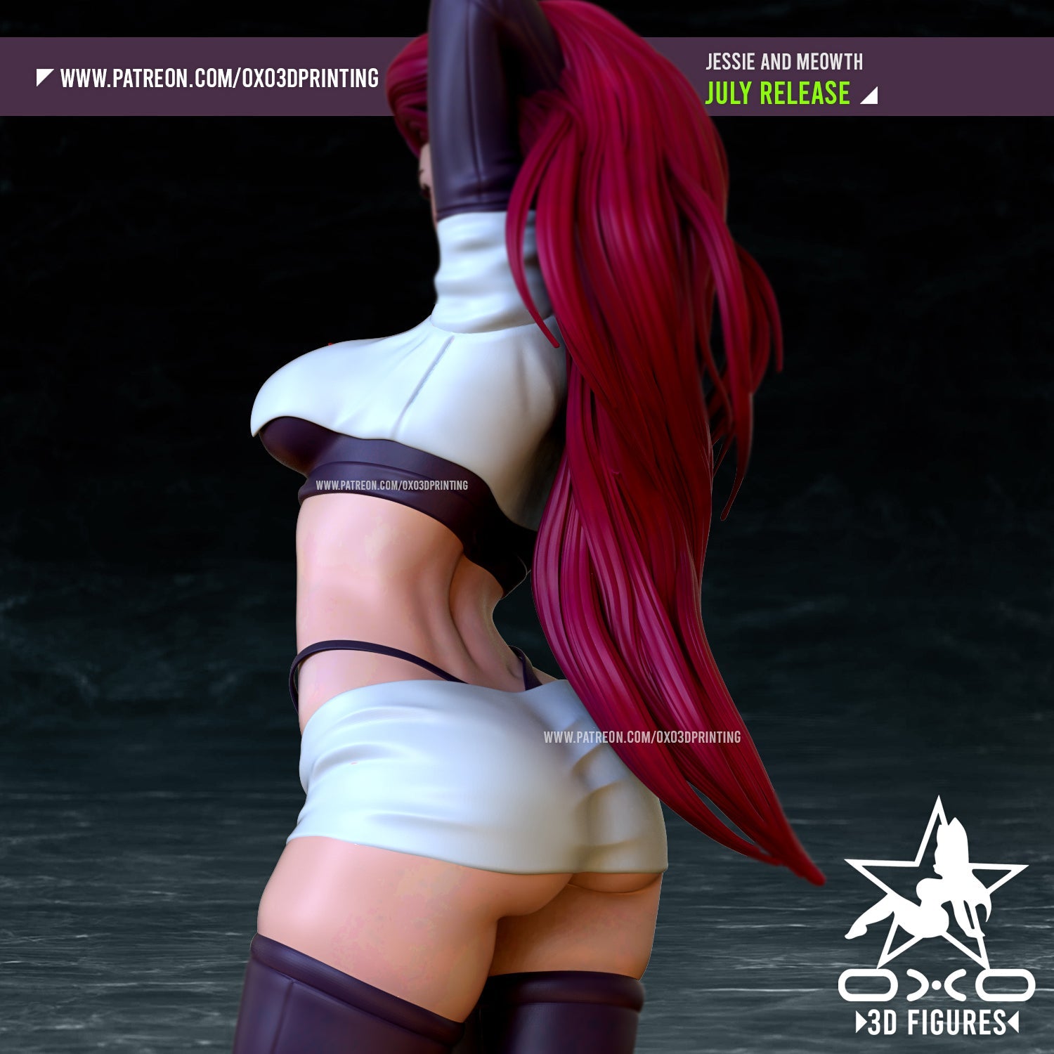 Jessie Pokemon - OXO3D - Dark Forge Arts