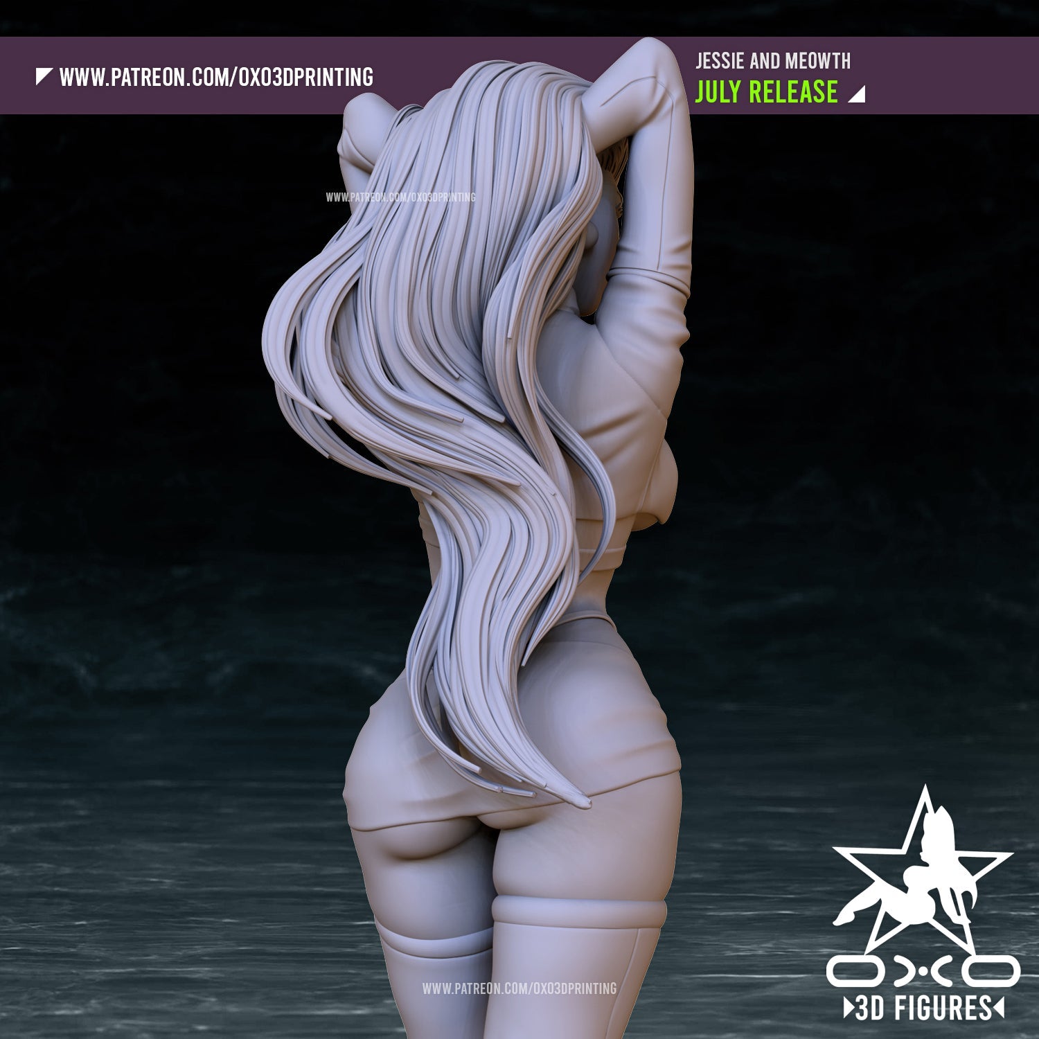 Jessie Pokemon - OXO3D - Dark Forge Arts
