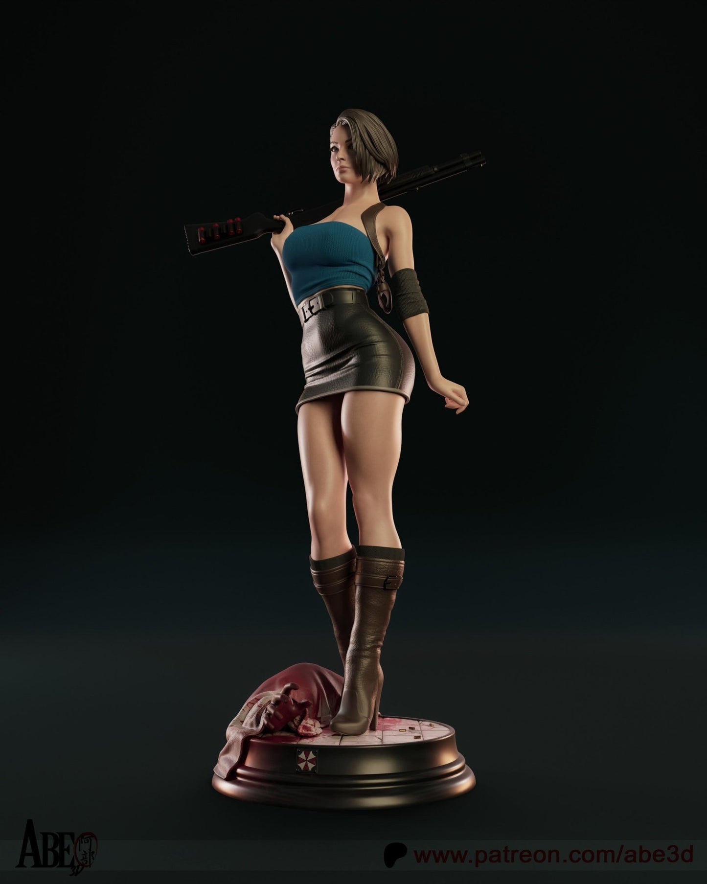 Jill Valentine - Abe3D= - Dark Forge Arts