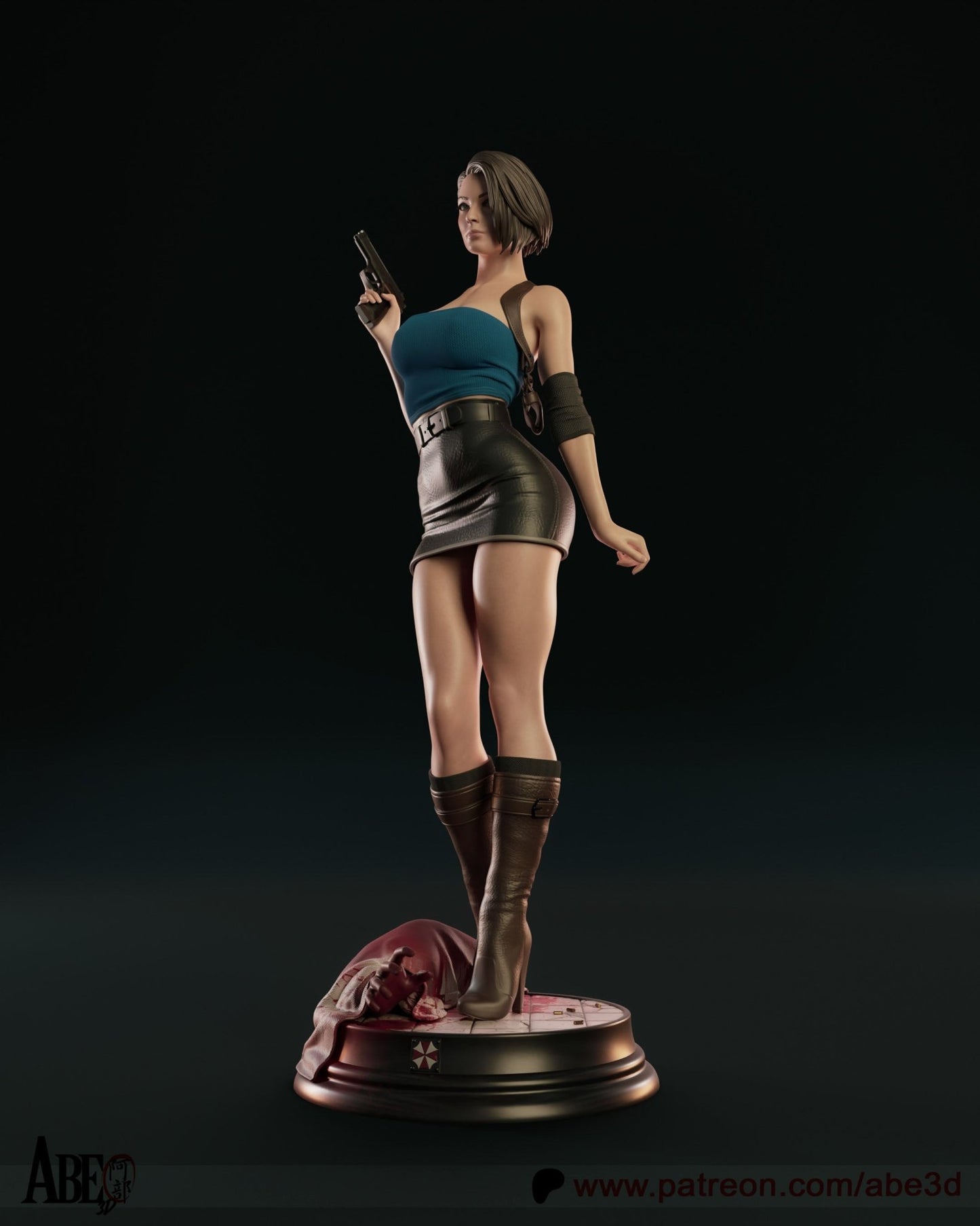 Jill Valentine - Abe3D= - Dark Forge Arts