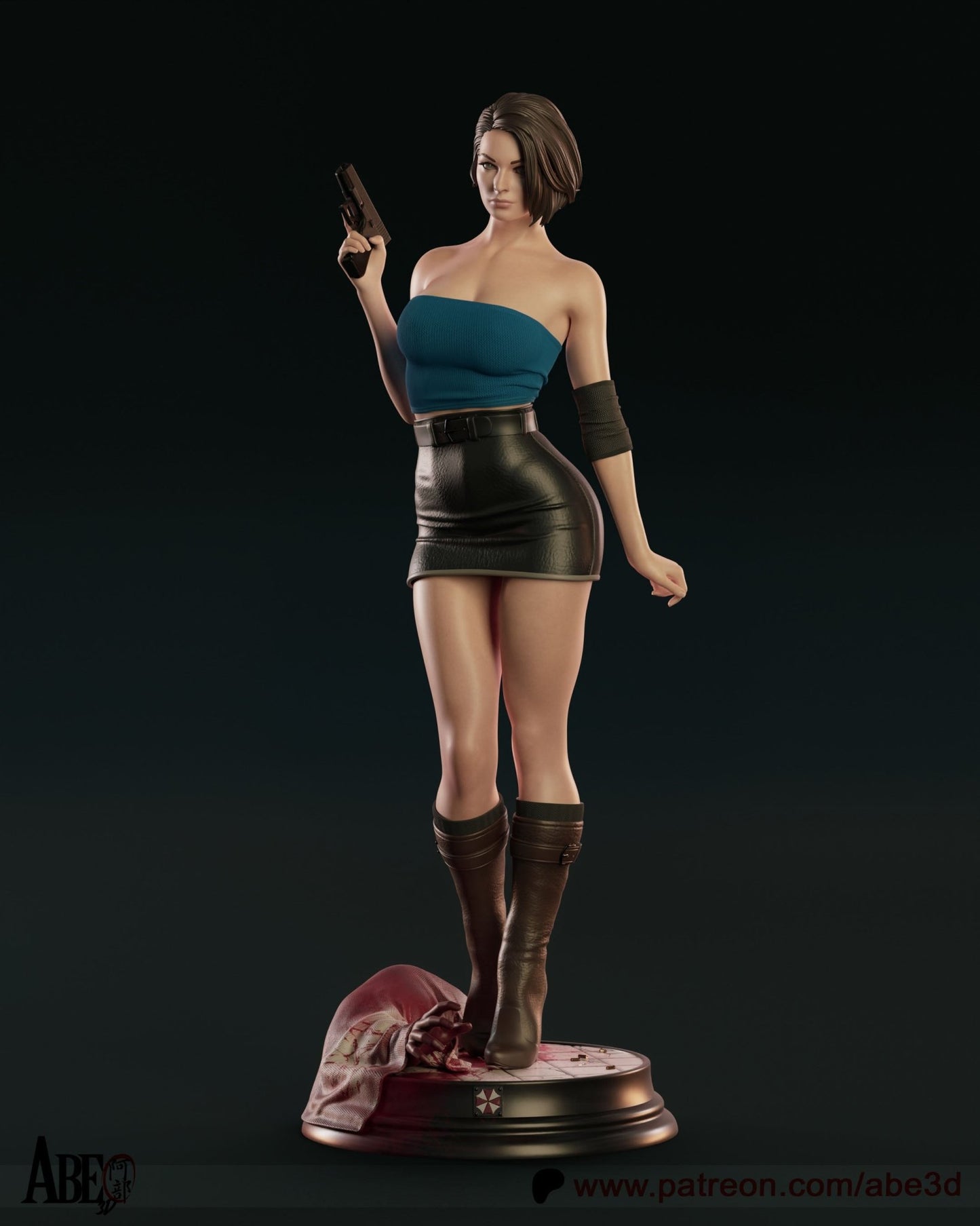 Jill Valentine - Abe3D= - Dark Forge Arts