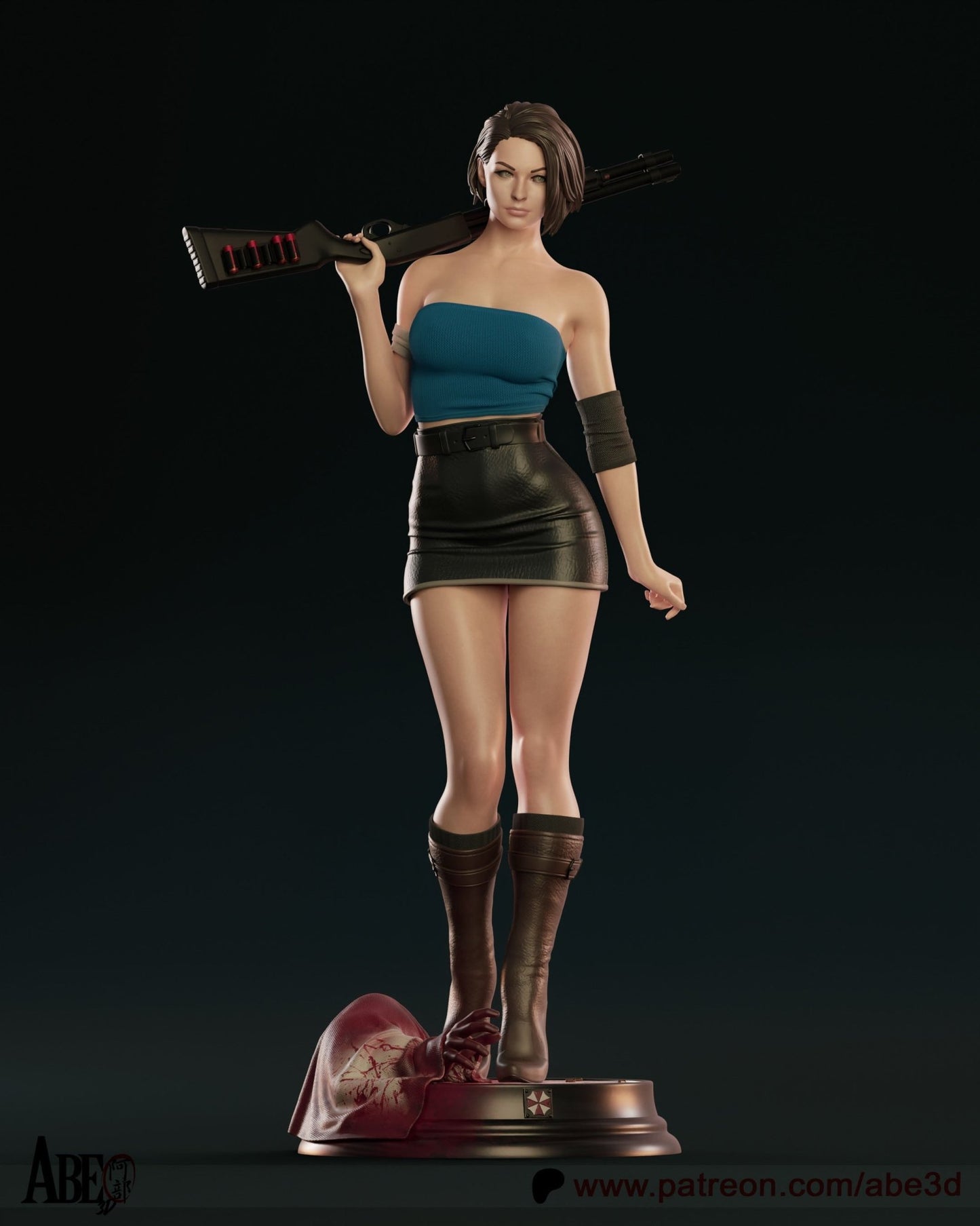 Jill Valentine - Abe3D= - Dark Forge Arts