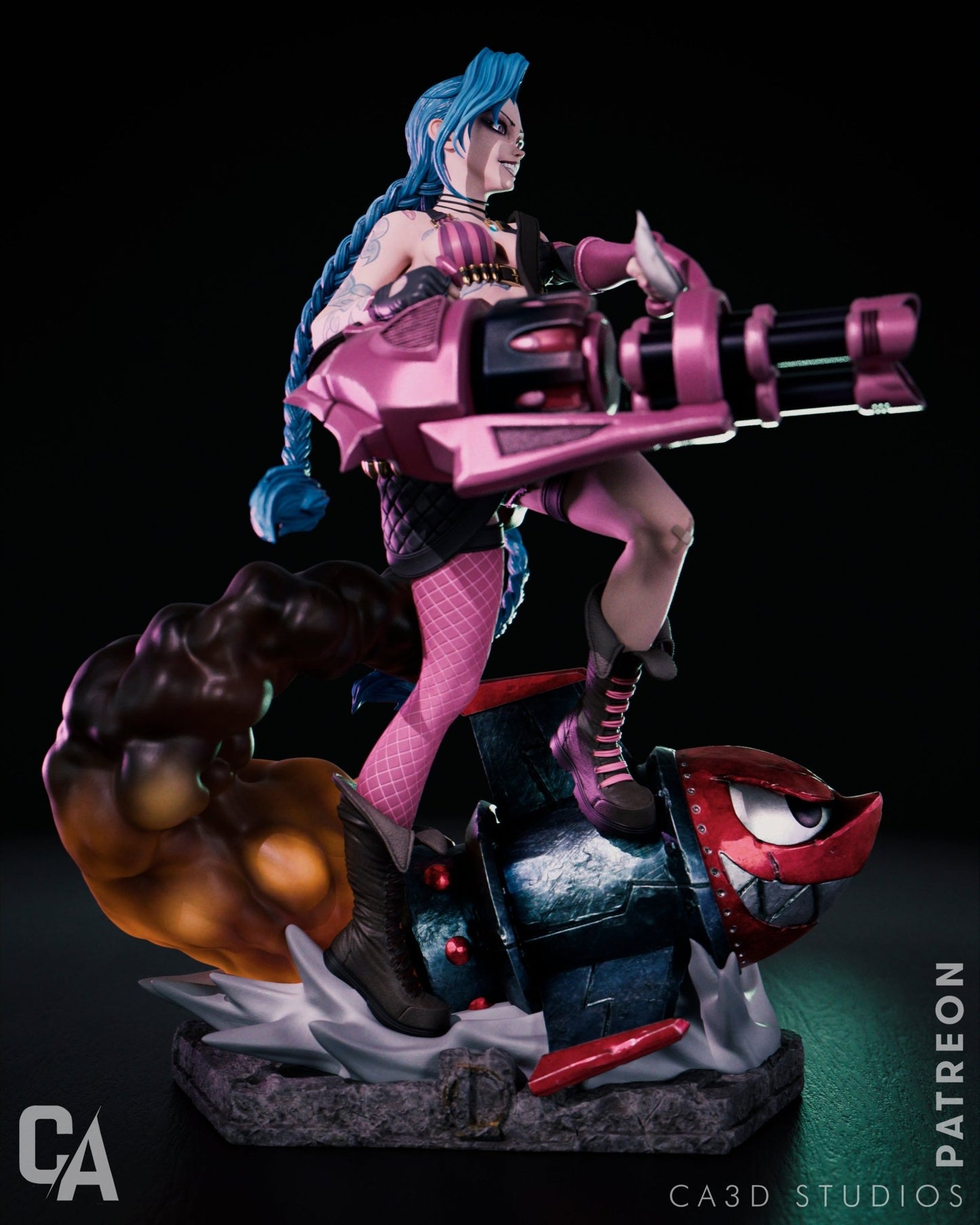 Jinx - CA 3D Studios - Dark Forge Arts
